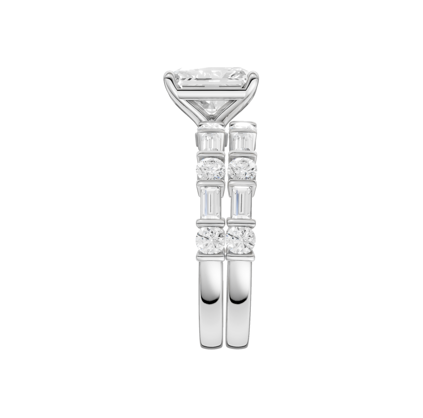 3.00ct Radiant Certified Lab Diamond Ring