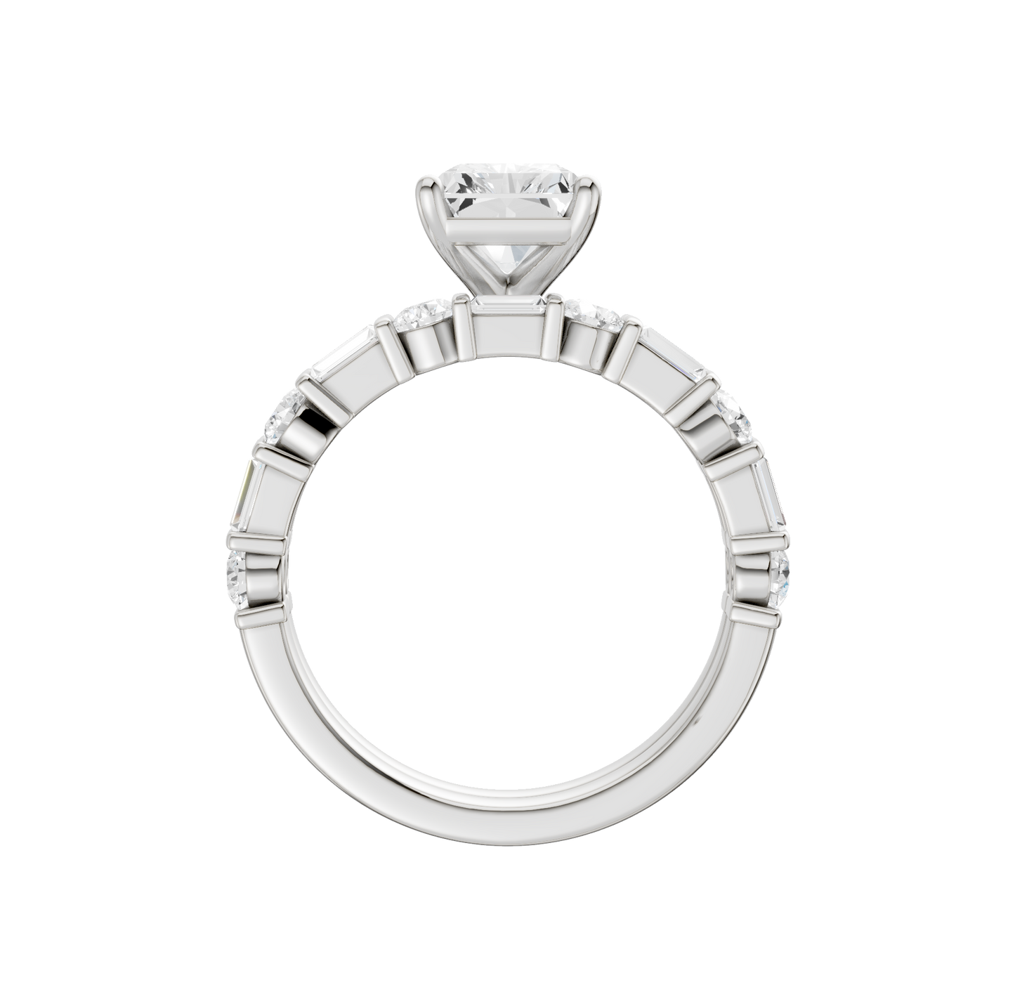 3.00ct Radiant Certified Lab Diamond Ring