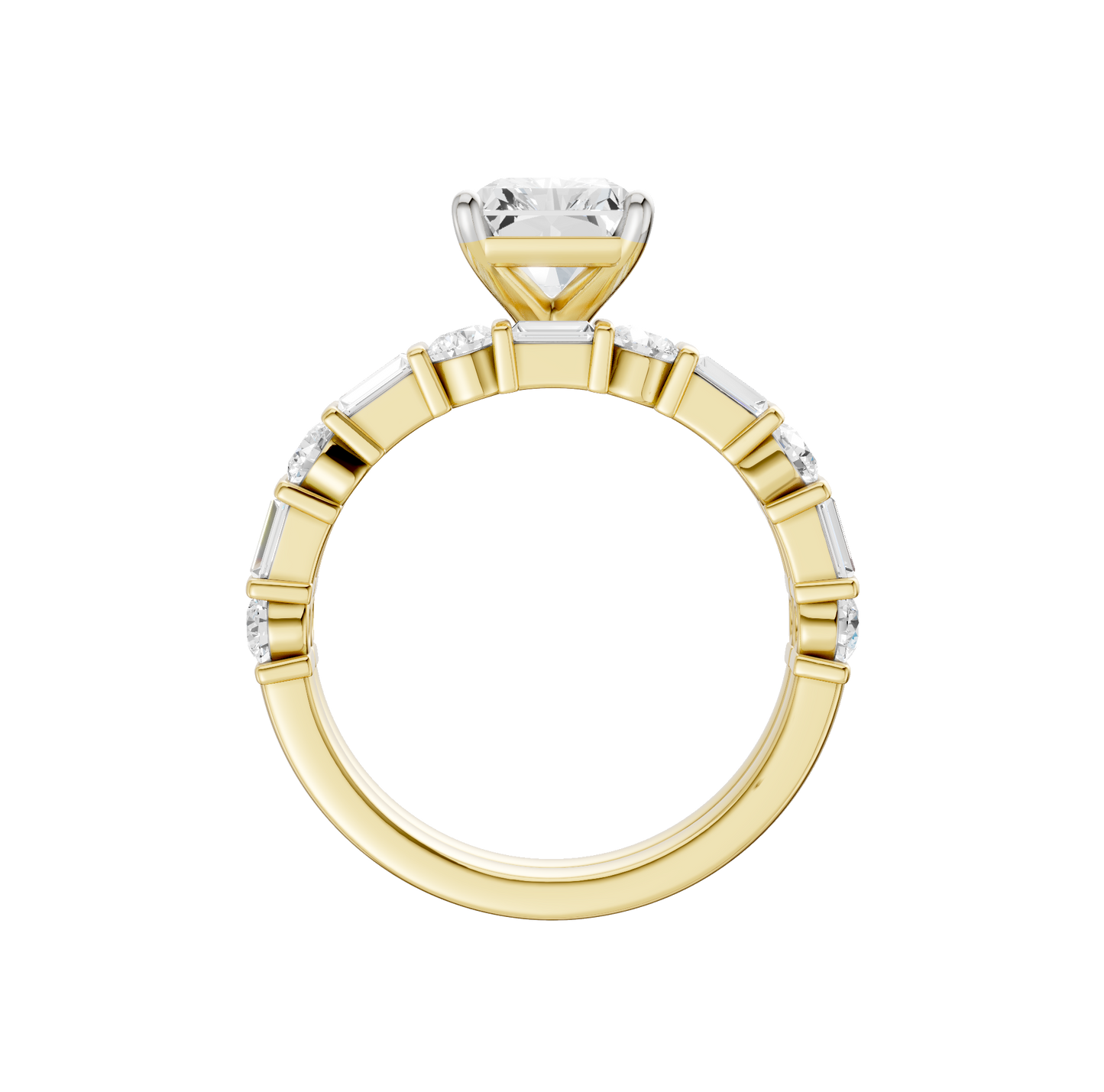 3.00ct Radiant Certified Lab Diamond Ring