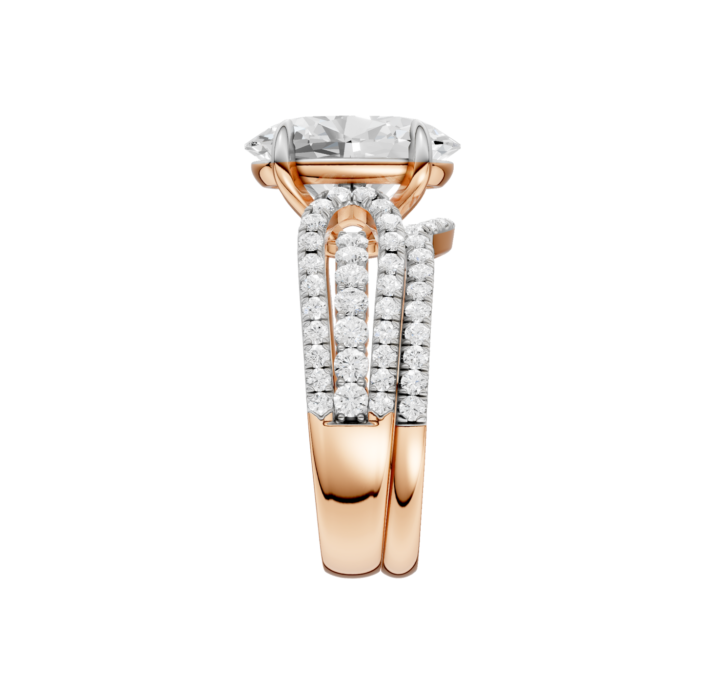 4.75ct Oval Certified Lab Diamond Ring