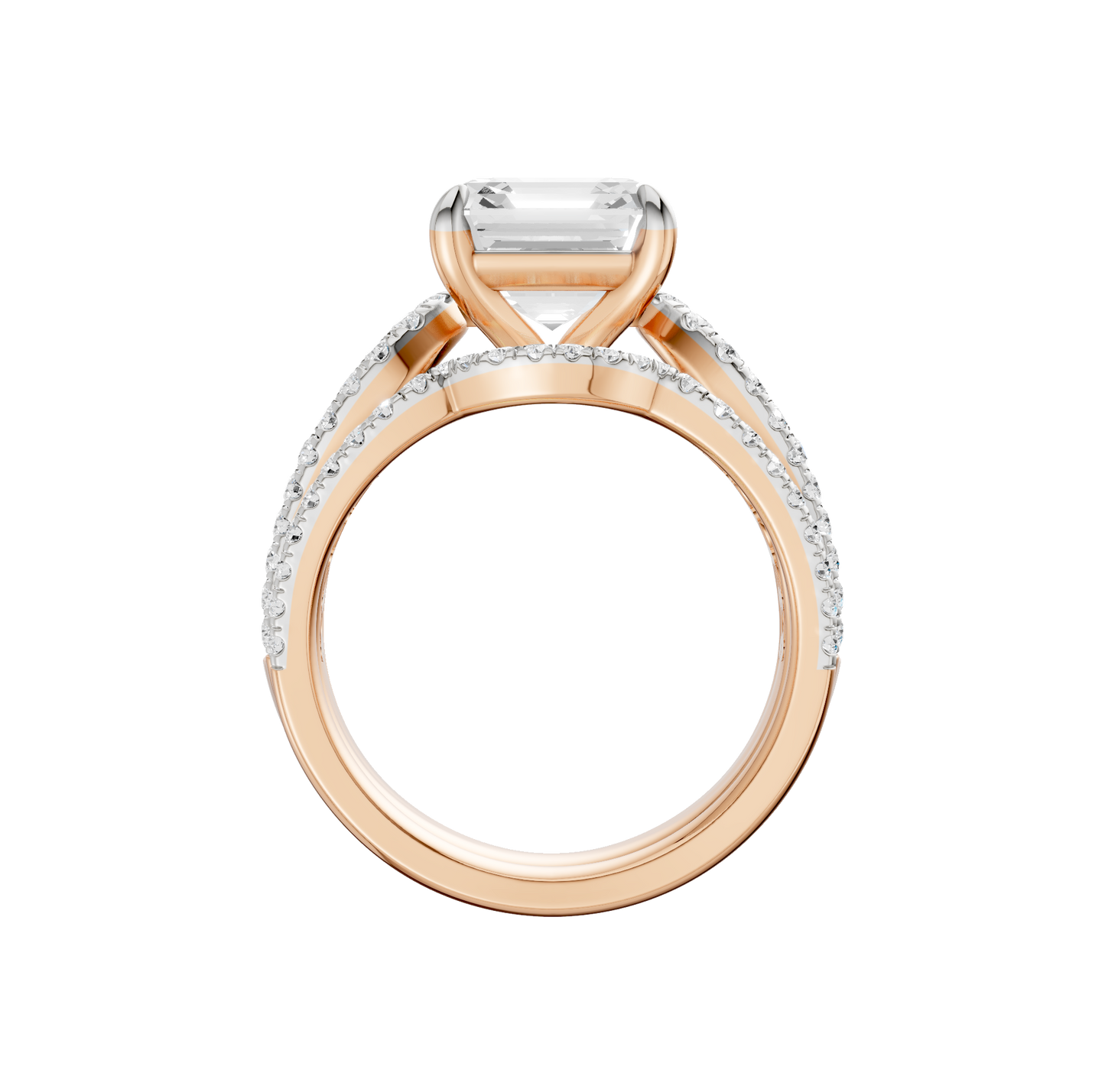 4.75ct Asscher Certified Lab Diamond Ring