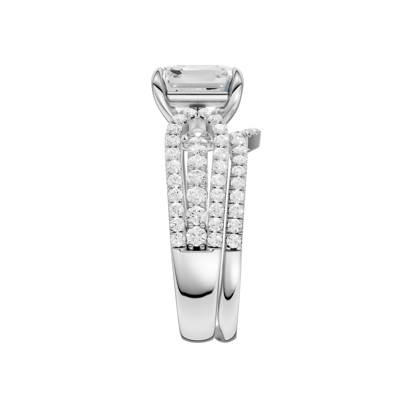 4.75ct Asscher Certified Lab Diamond Ring