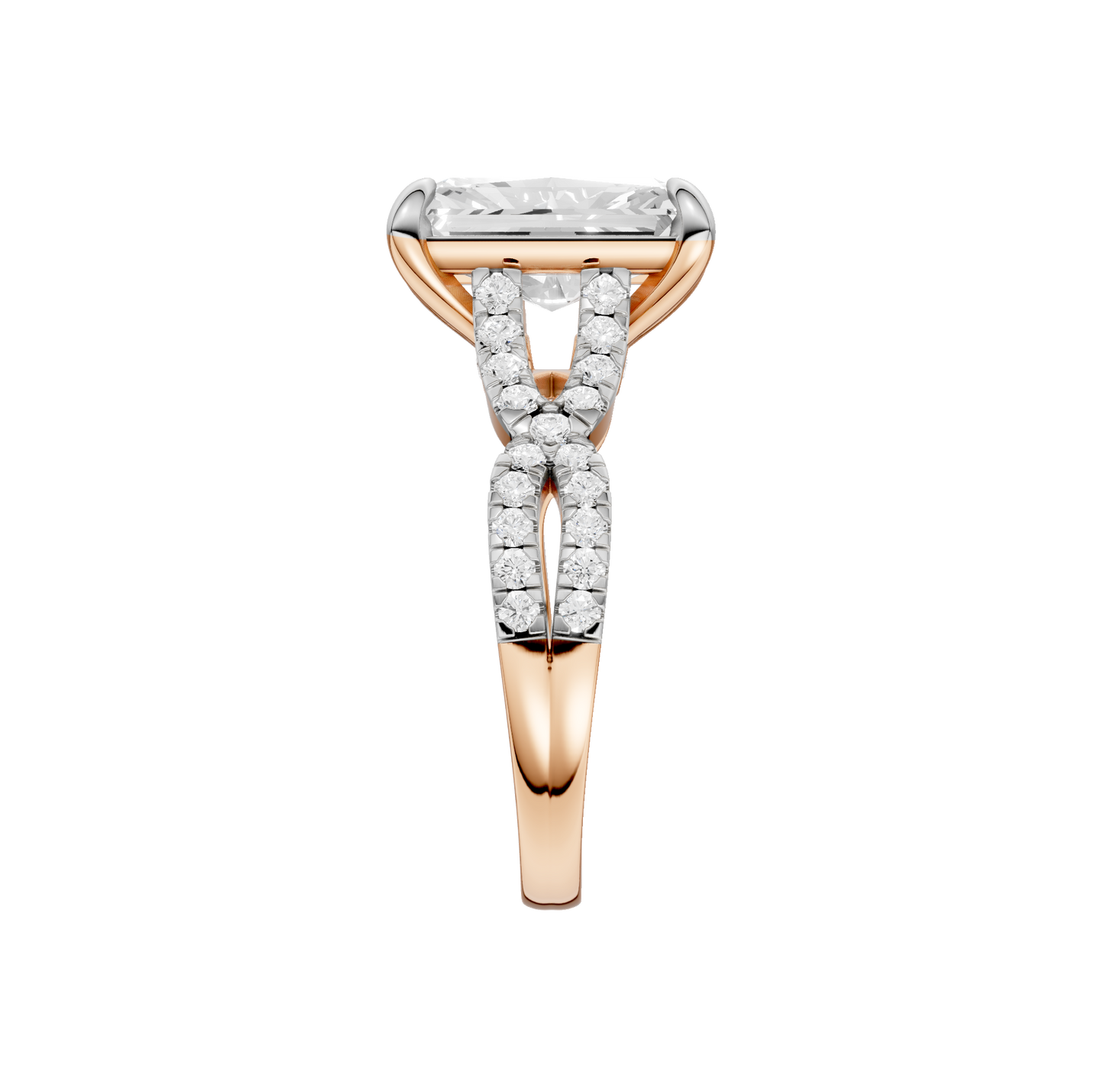 4.33ct Radiant Certified Lab Diamond Ring