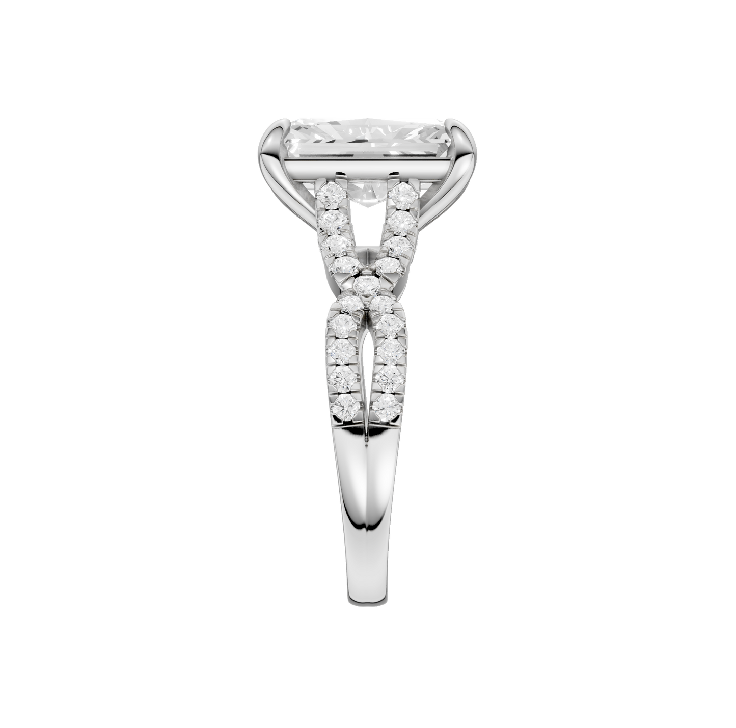 4.33ct Radiant Certified Lab Diamond Ring