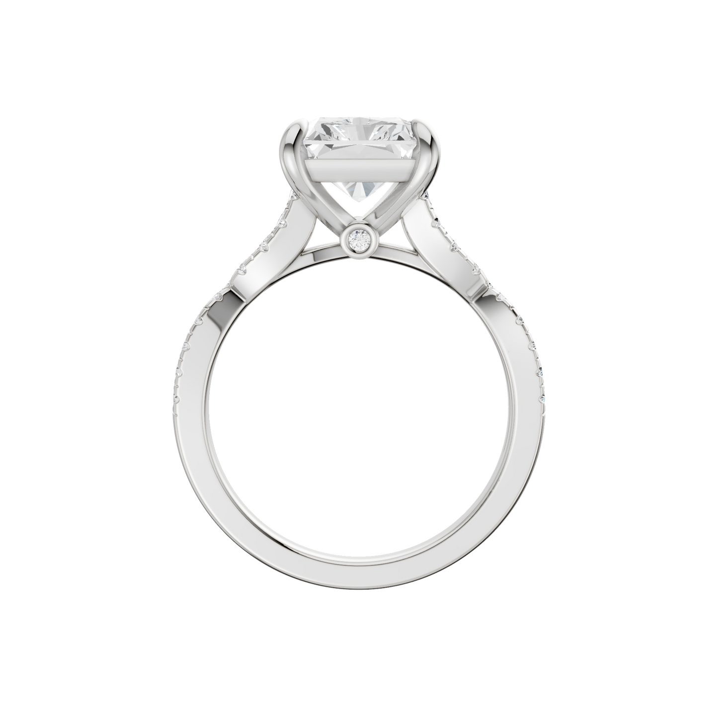 4.33ct Radiant Certified Lab Diamond Ring