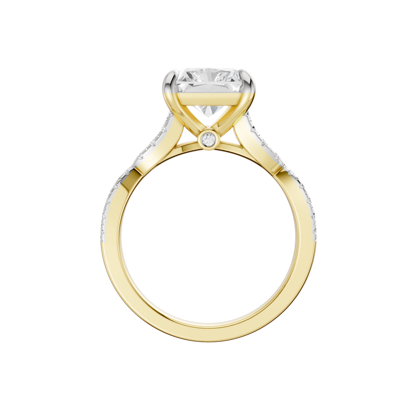 4.33ct Radiant Certified Lab Diamond Ring
