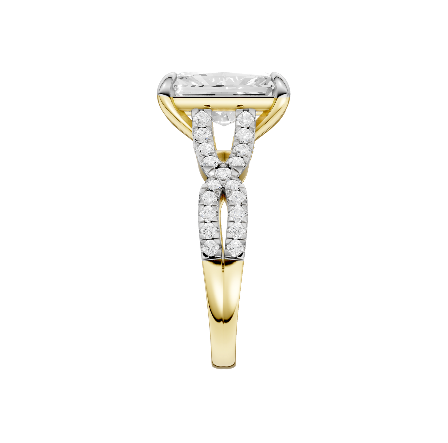 4.33ct Radiant Certified Lab Diamond Ring