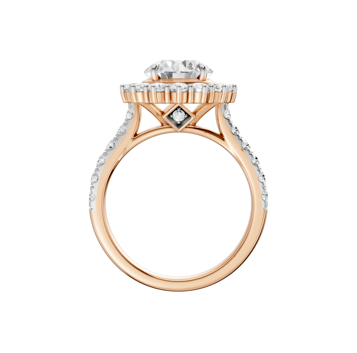 2.50ct Round Certified Lab Diamond Ring