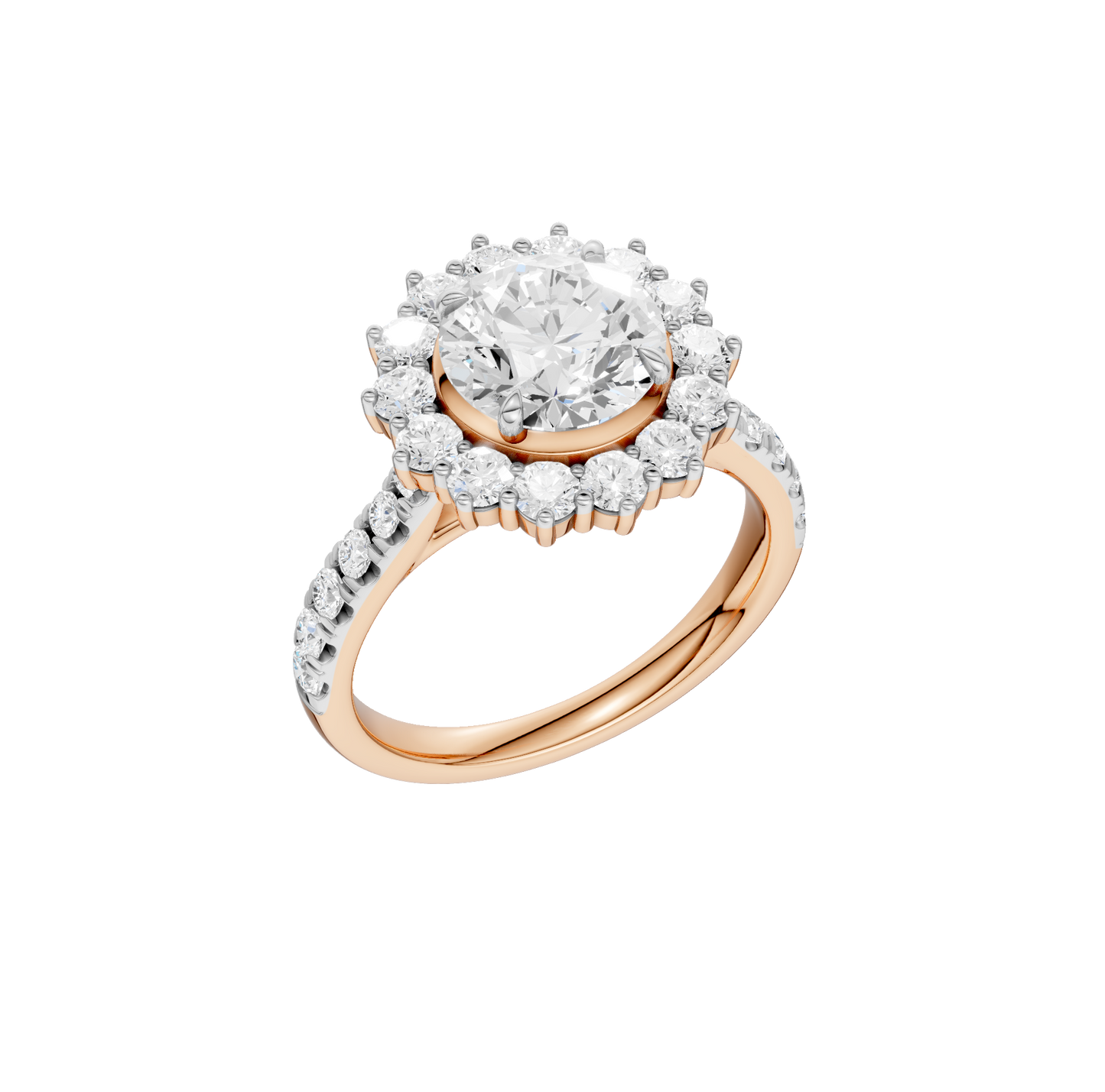 2.50ct Round Certified Lab Diamond Ring