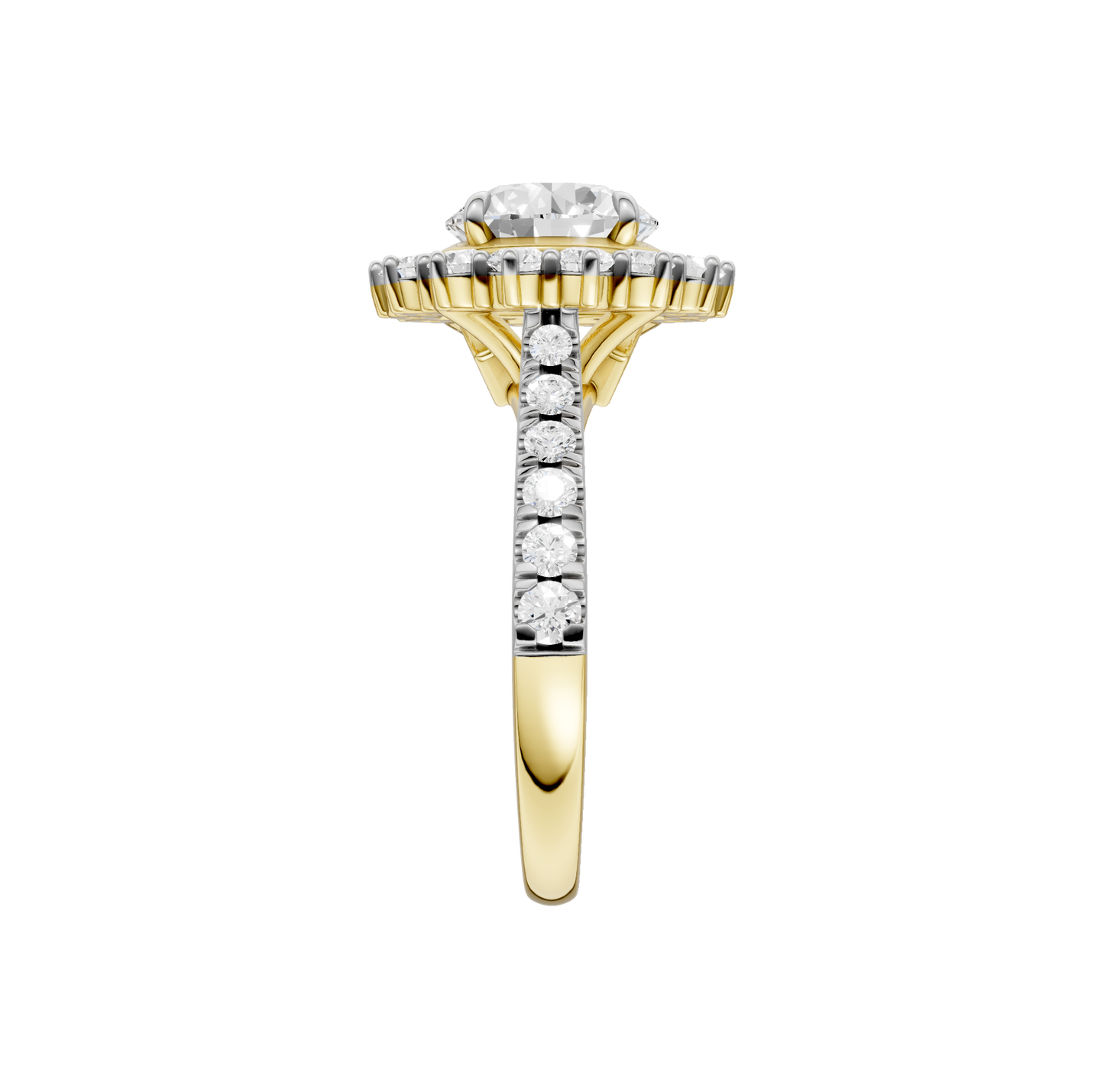 2.50ct Round Certified Lab Diamond Ring