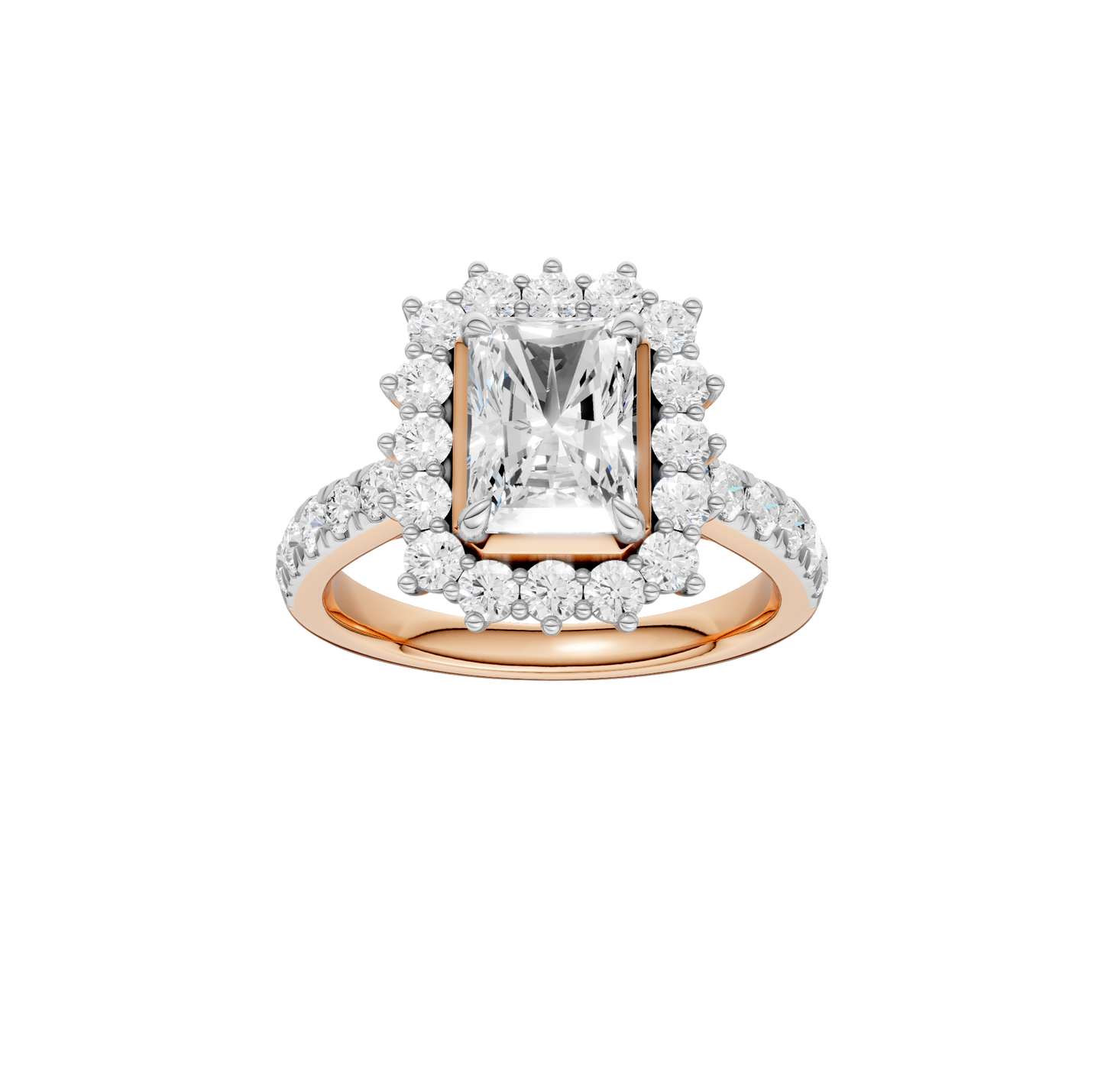 2.50ct Radiant Certified Lab Diamond Ring
