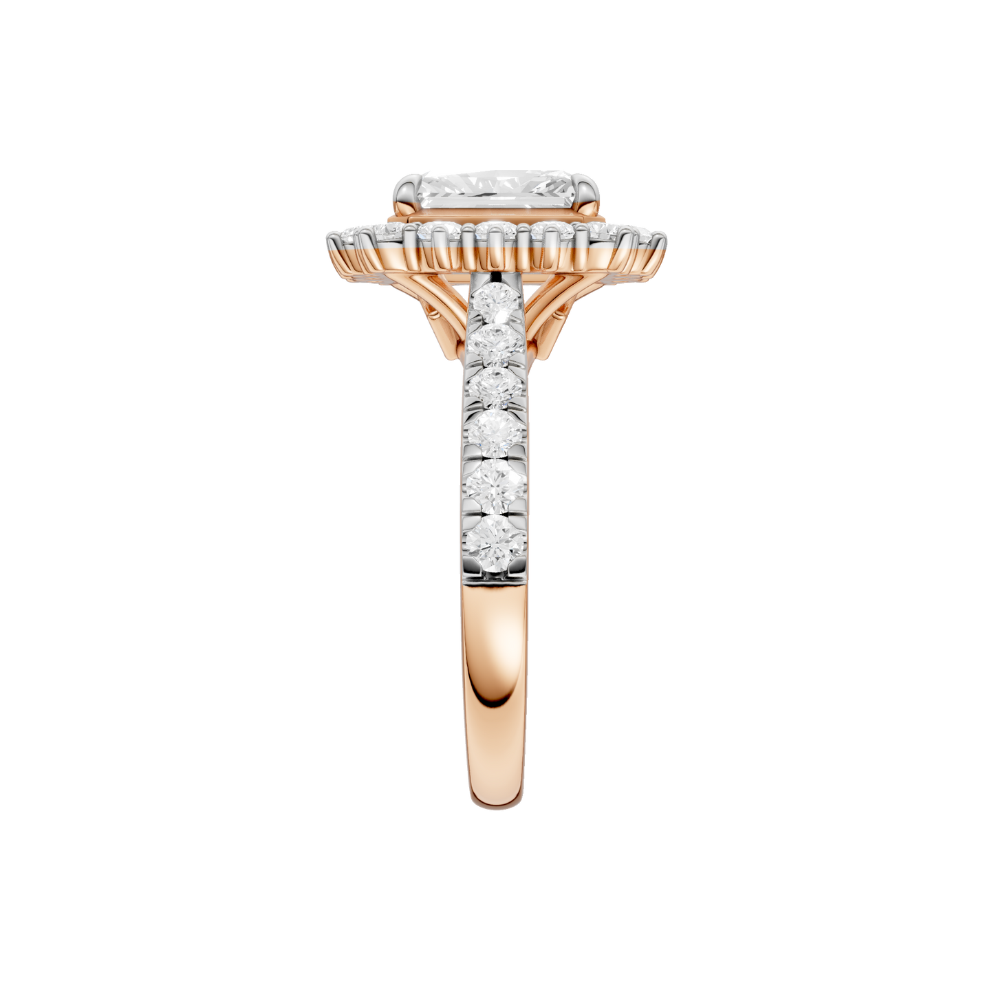 2.50ct Radiant Certified Lab Diamond Ring
