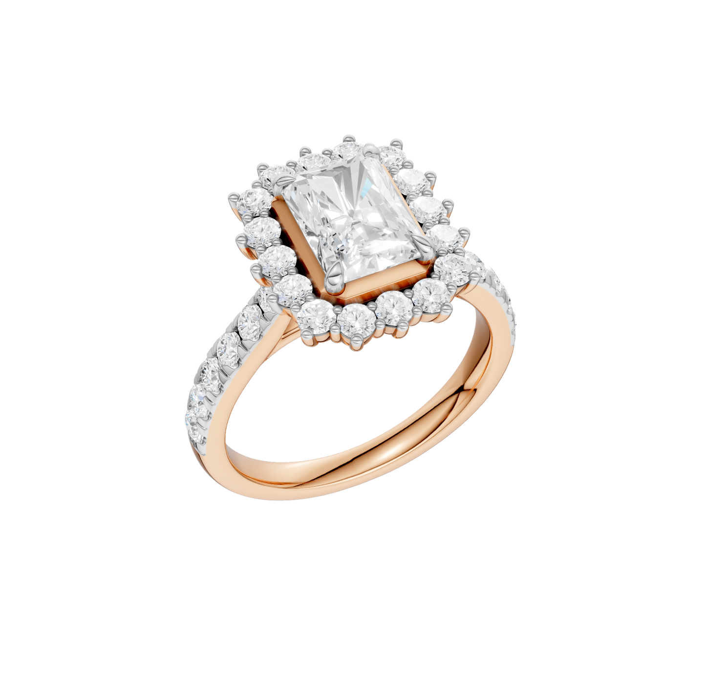 2.50ct Radiant Certified Lab Diamond Ring