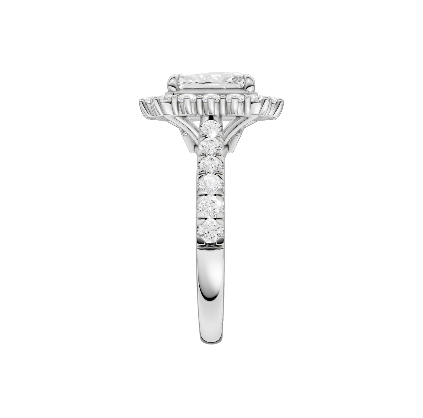 2.50ct Radiant Certified Lab Diamond Ring