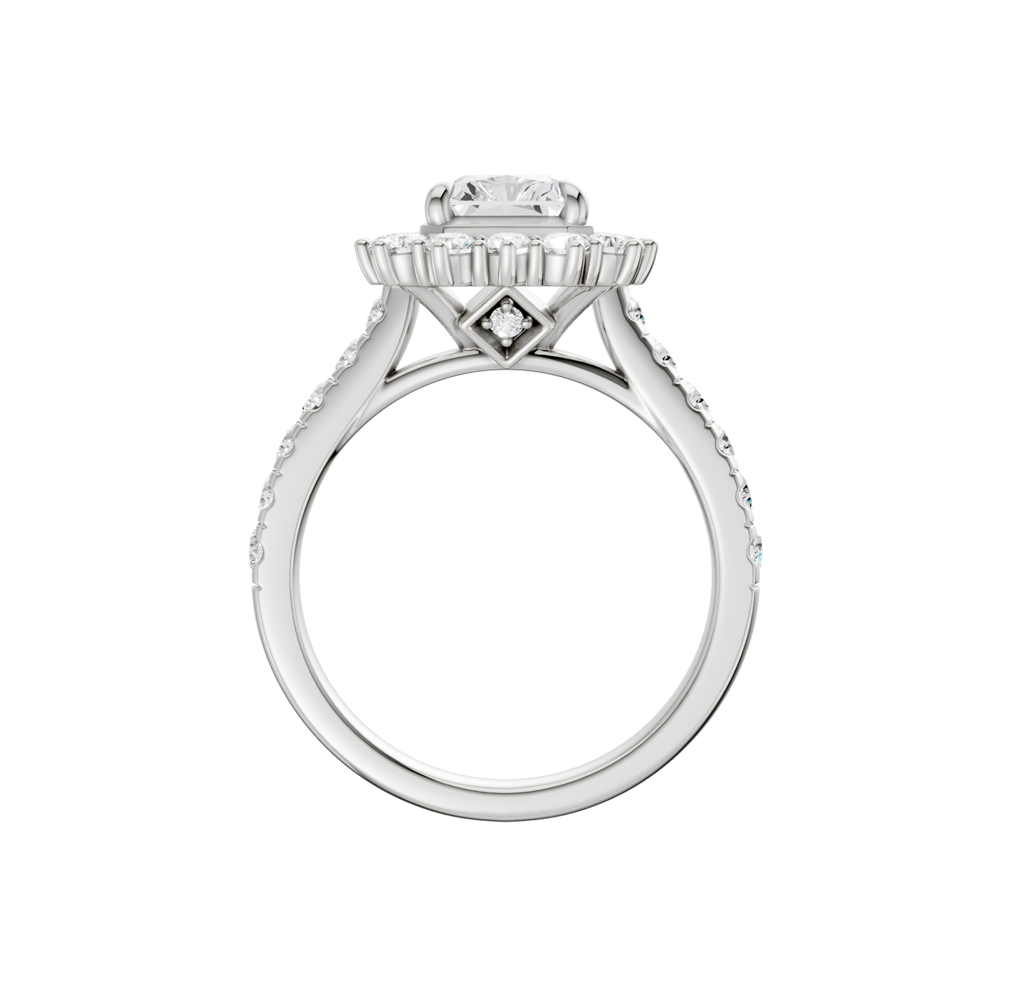 2.50ct Radiant Certified Lab Diamond Ring