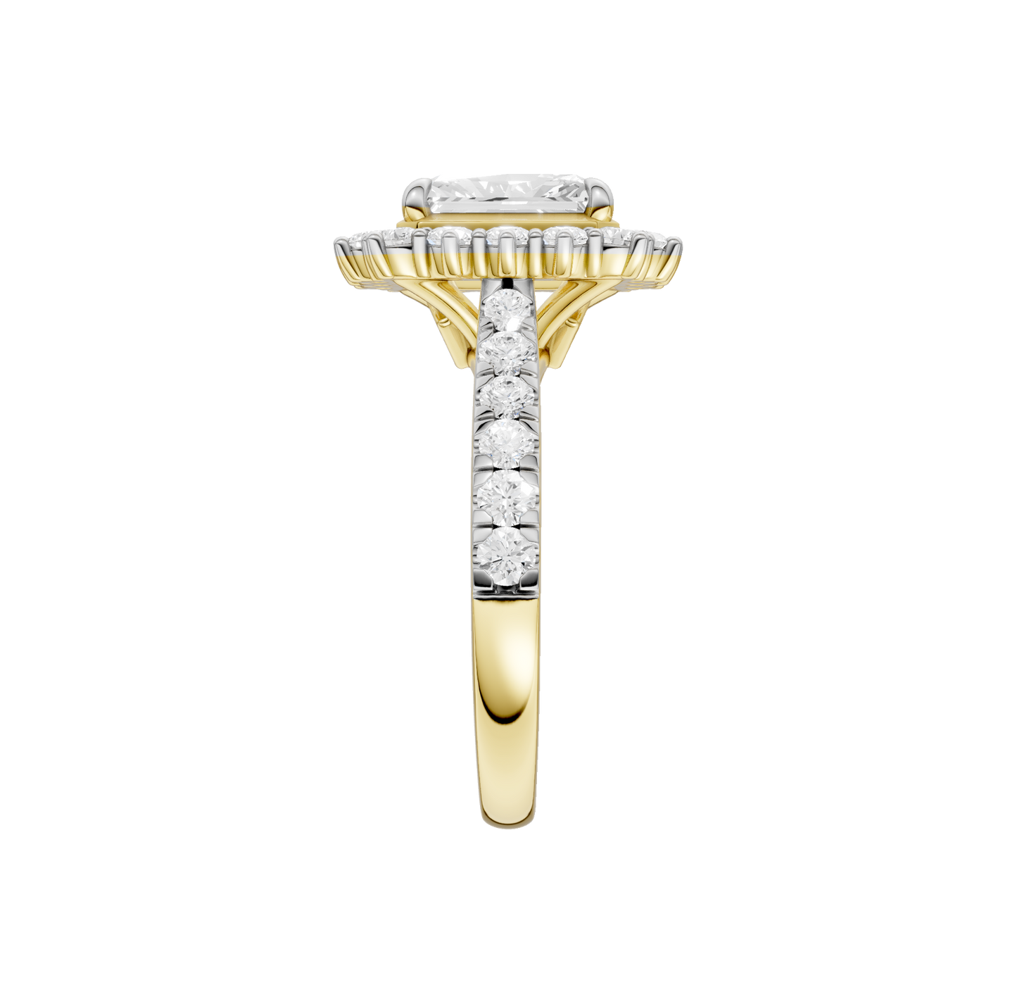 2.50ct Radiant Certified Lab Diamond Ring