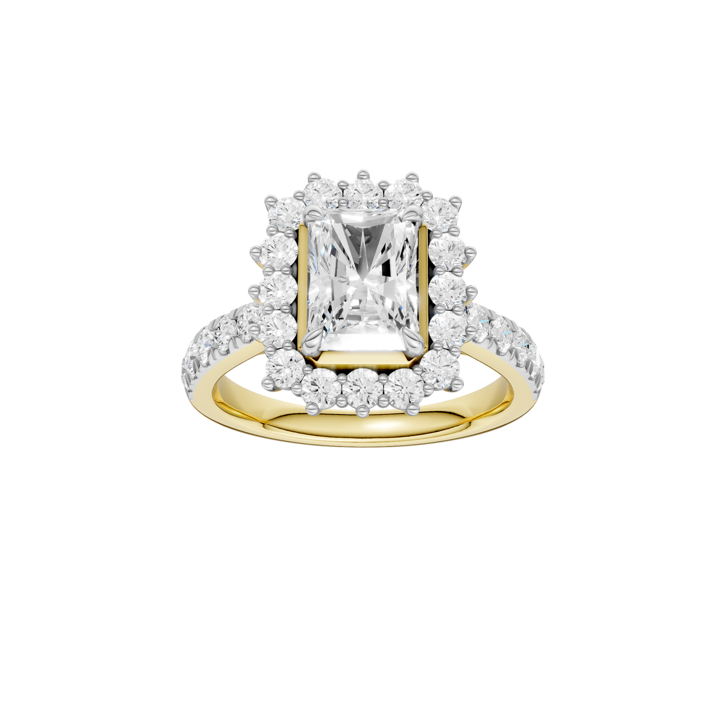 2.50ct Radiant Certified Lab Diamond Ring