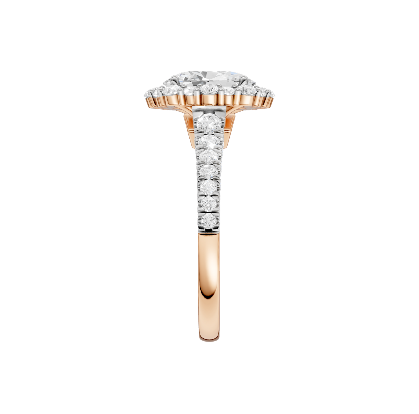 2.25ct Oval Certified Lab Diamond Ring