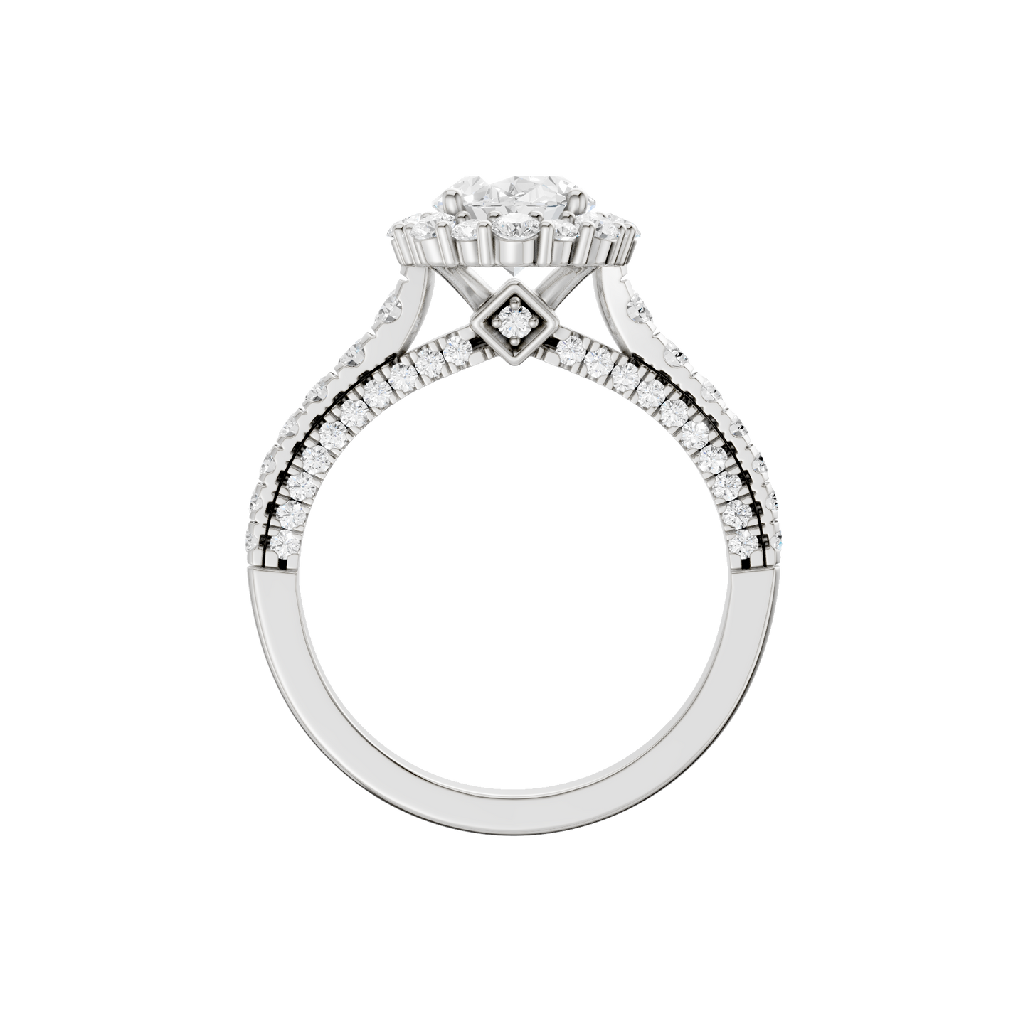 2.25ct Oval Certified Lab Diamond Ring
