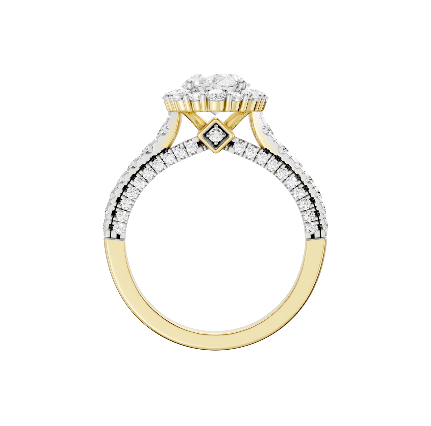2.25ct Oval Certified Lab Diamond Ring