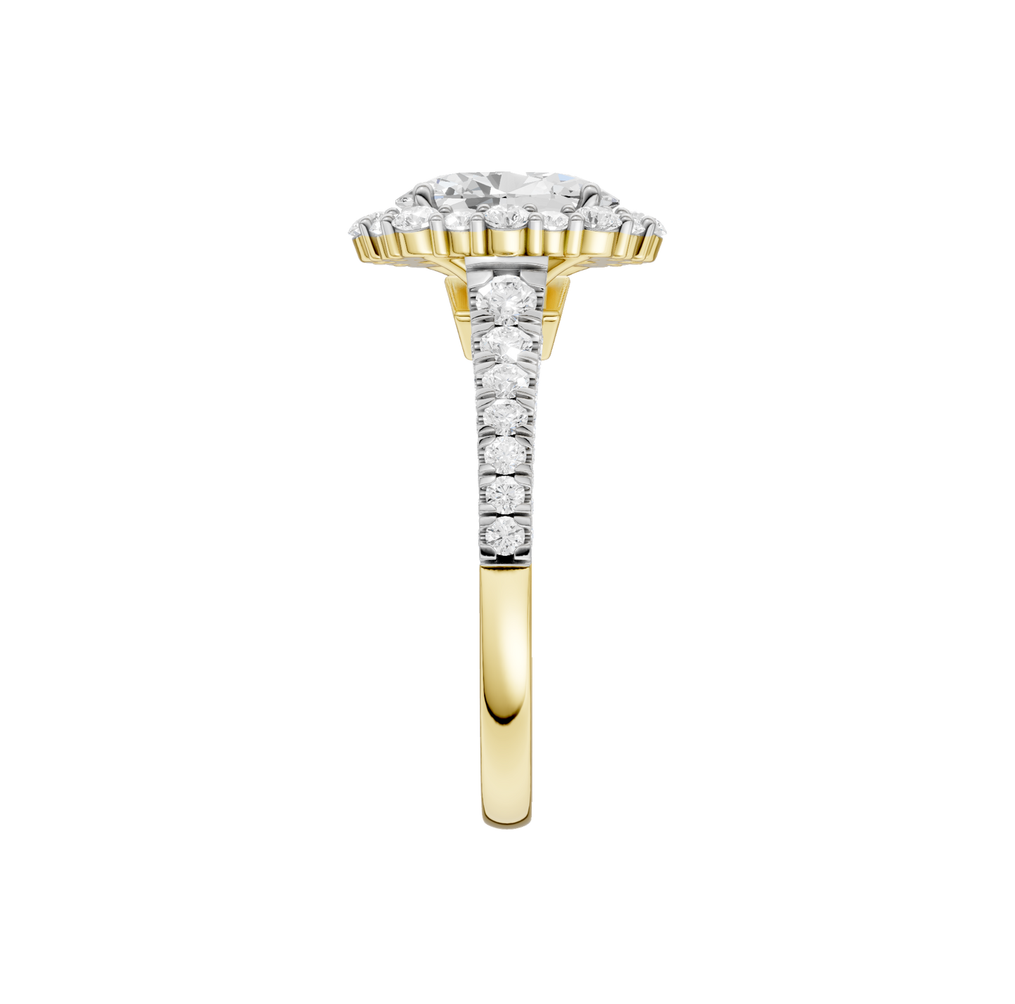 2.25ct Oval Certified Lab Diamond Ring