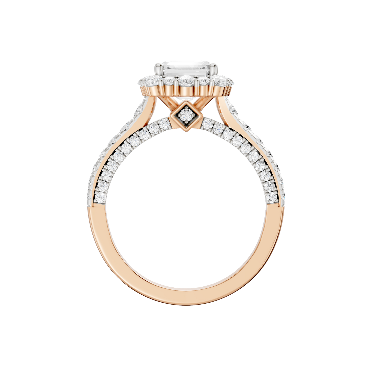 2.25ct Asscher Certified Lab Diamond Ring