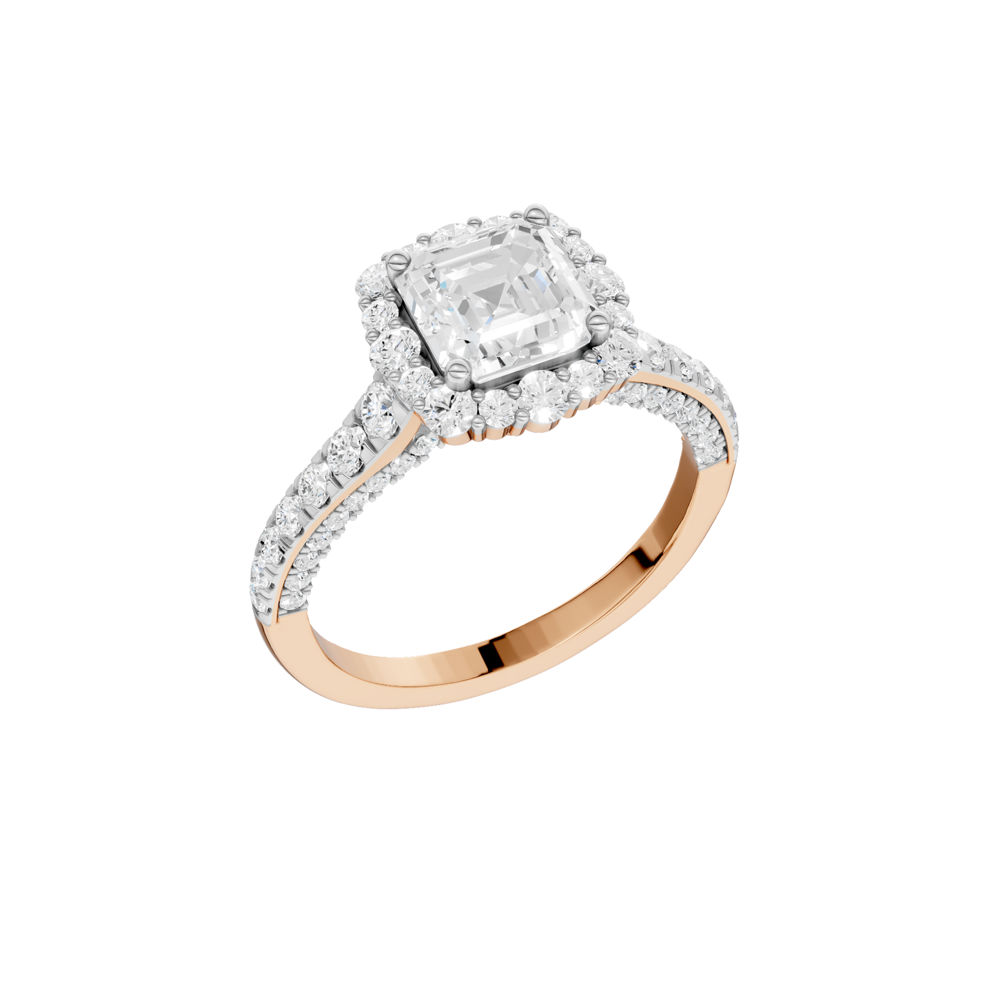 2.25ct Asscher Certified Lab Diamond Ring
