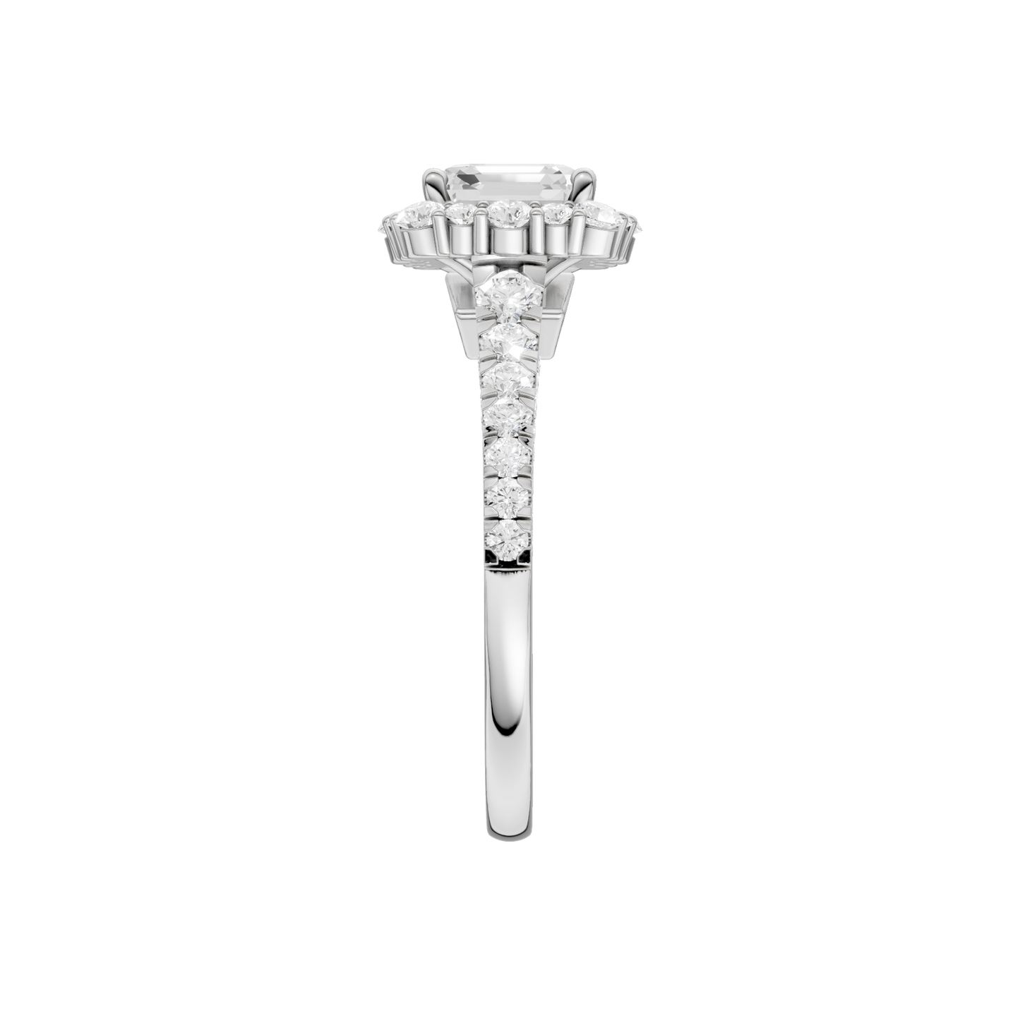 2.25ct Asscher Certified Lab Diamond Ring