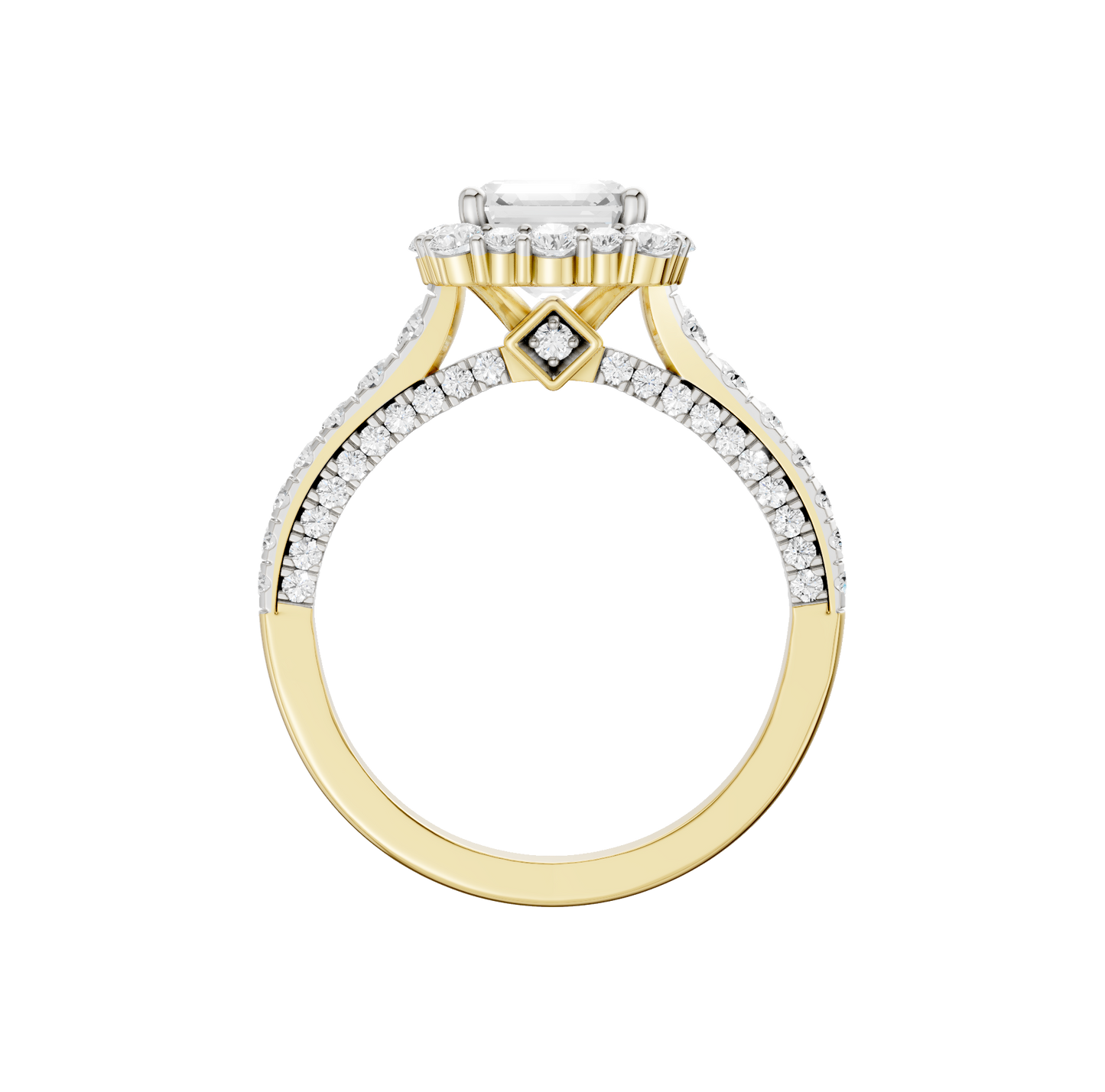 2.25ct Asscher Certified Lab Diamond Ring