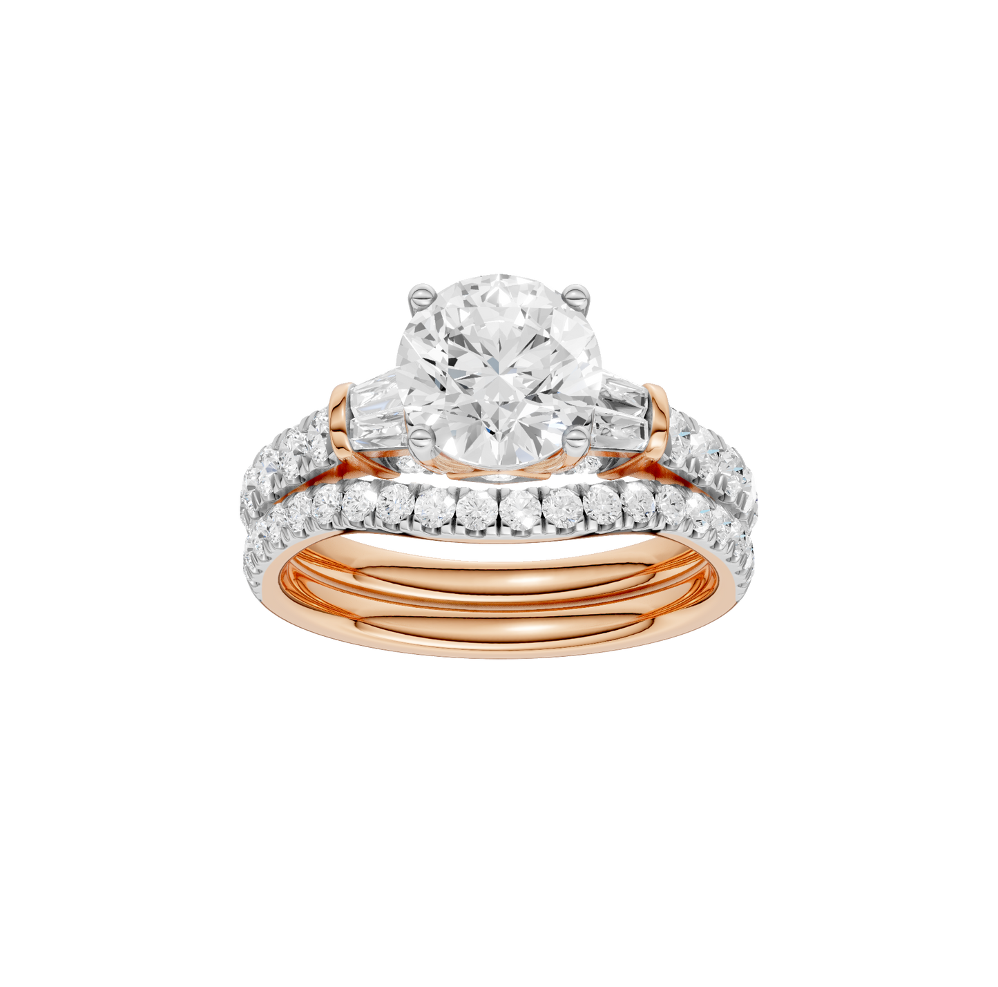 2.25ct Round Certified Lab Diamond Ring