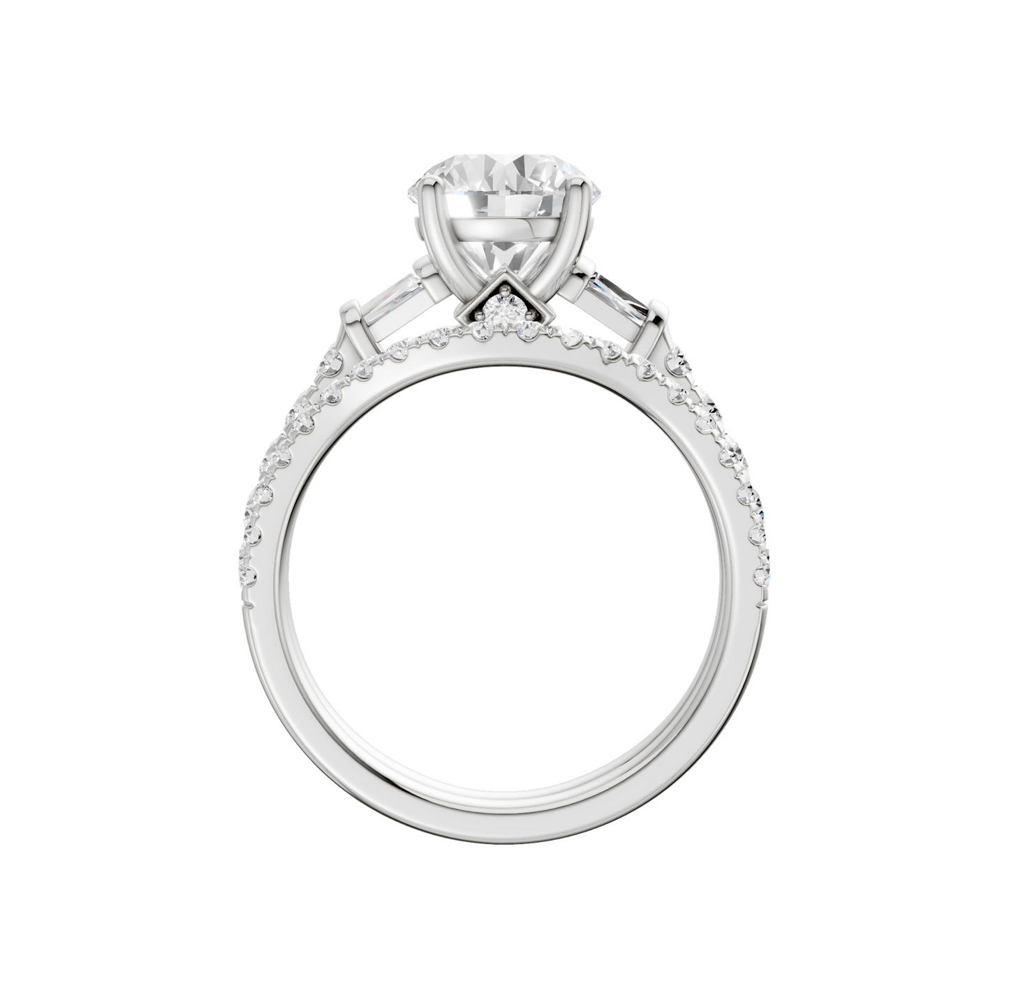 2.25ct Round Certified Lab Diamond Ring