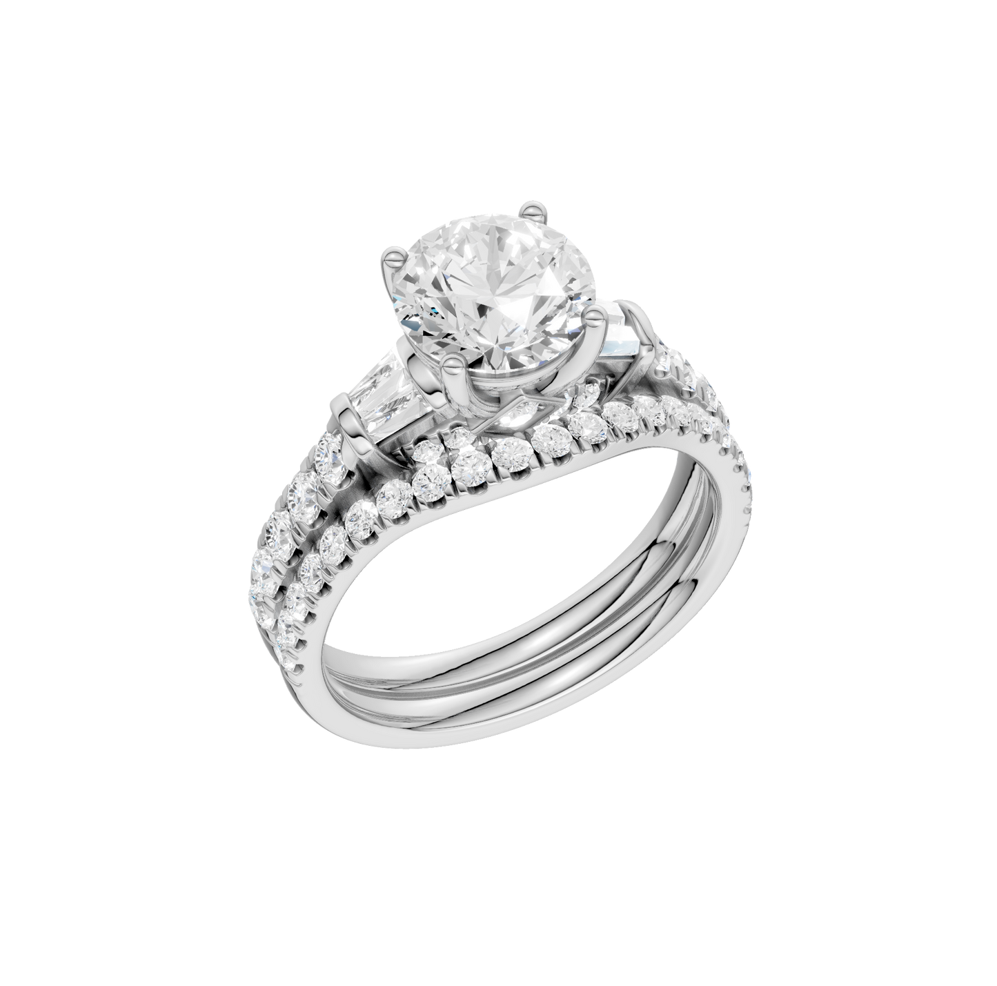 2.25ct Round Certified Lab Diamond Ring