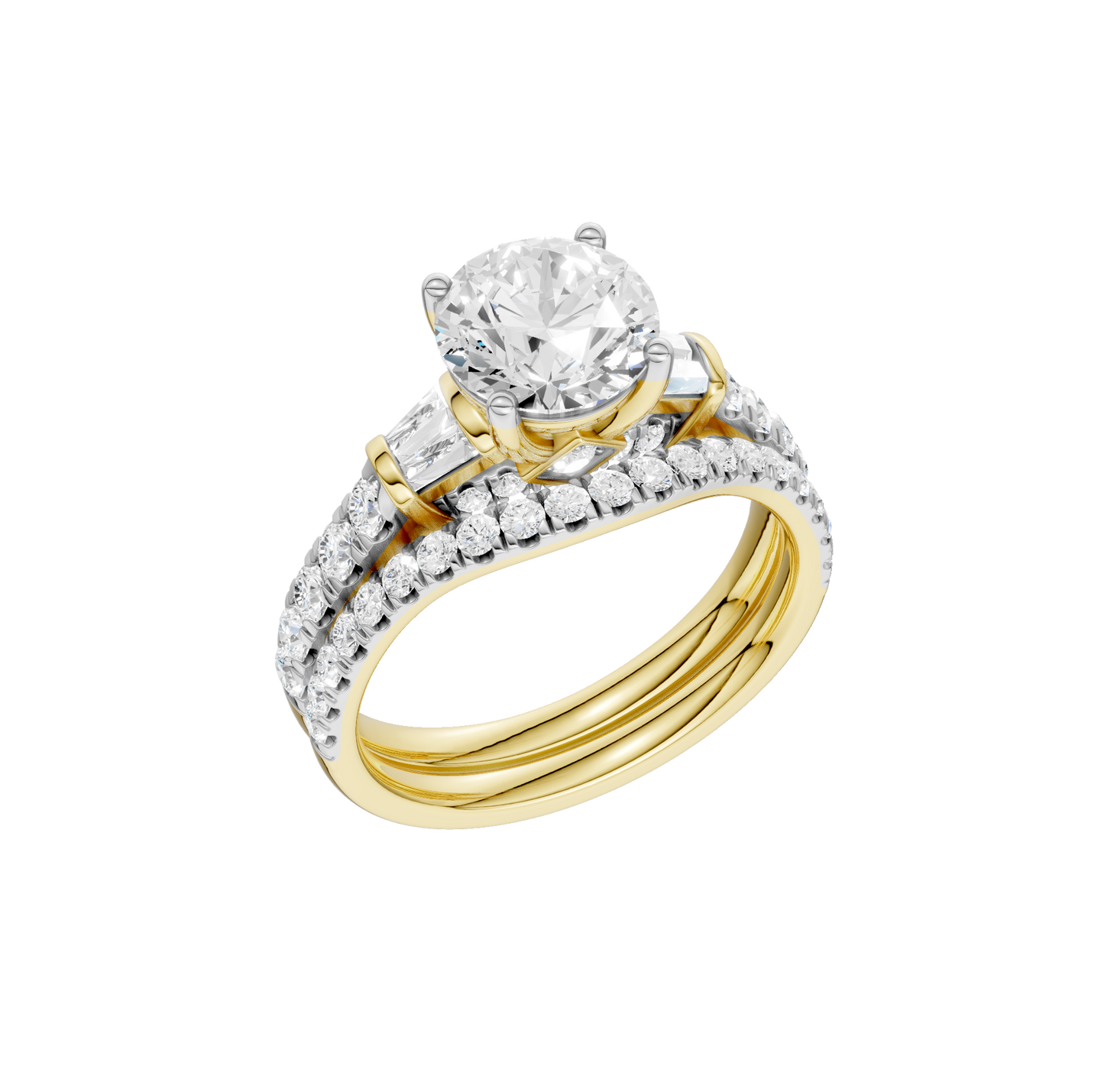 2.25ct Round Certified Lab Diamond Ring