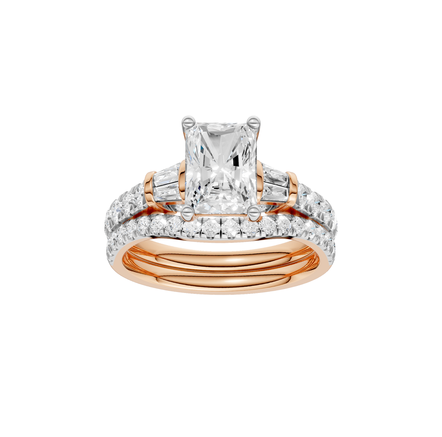 2.25ct Radiant Certified Lab Diamond Ring