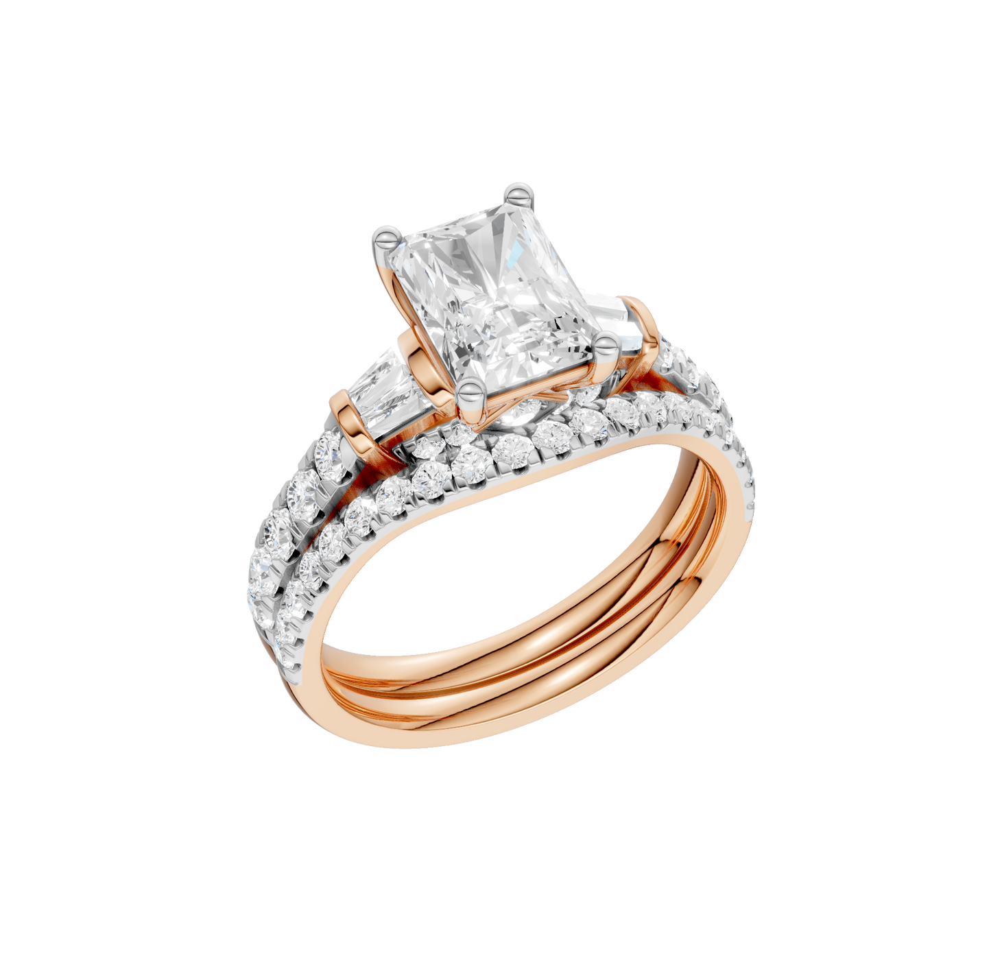 2.25ct Radiant Certified Lab Diamond Ring