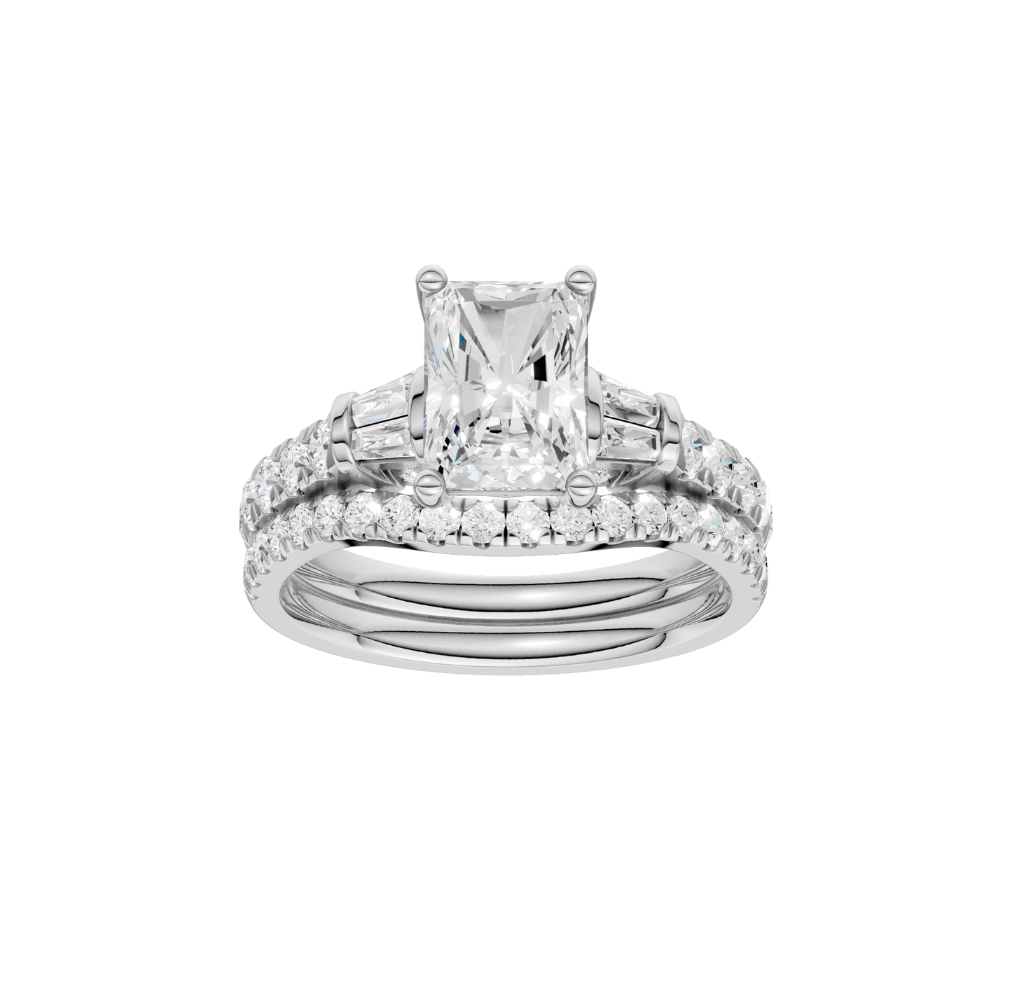 2.25ct Radiant Certified Lab Diamond Ring