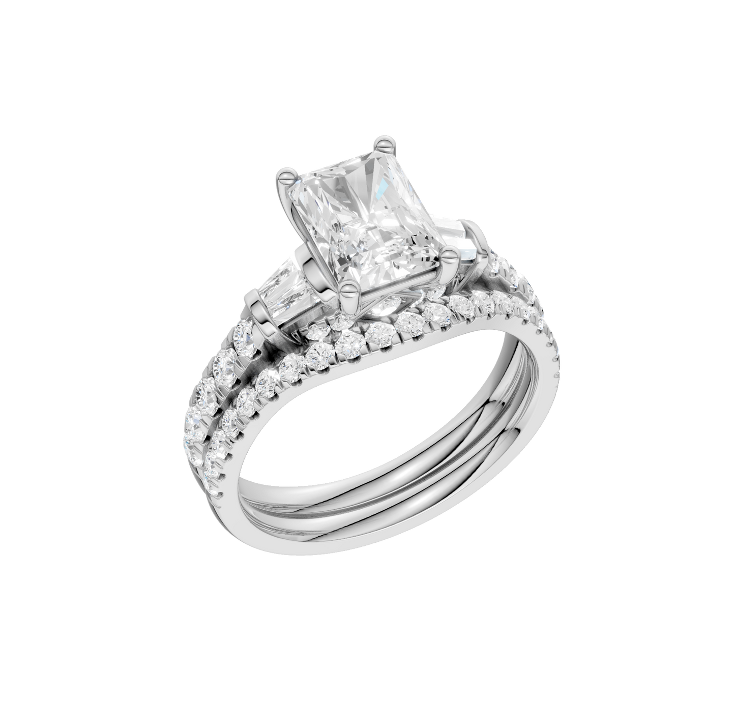 2.25ct Radiant Certified Lab Diamond Ring
