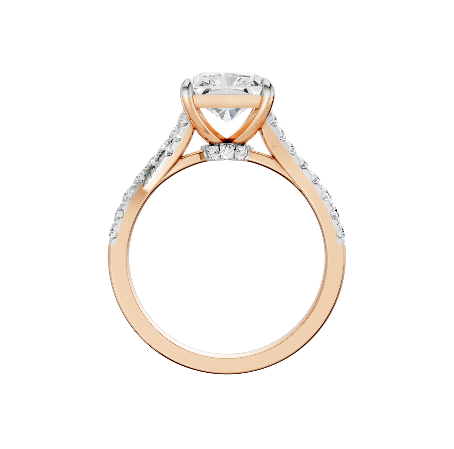 3.33ct Radiant Certified Lab Diamond Ring