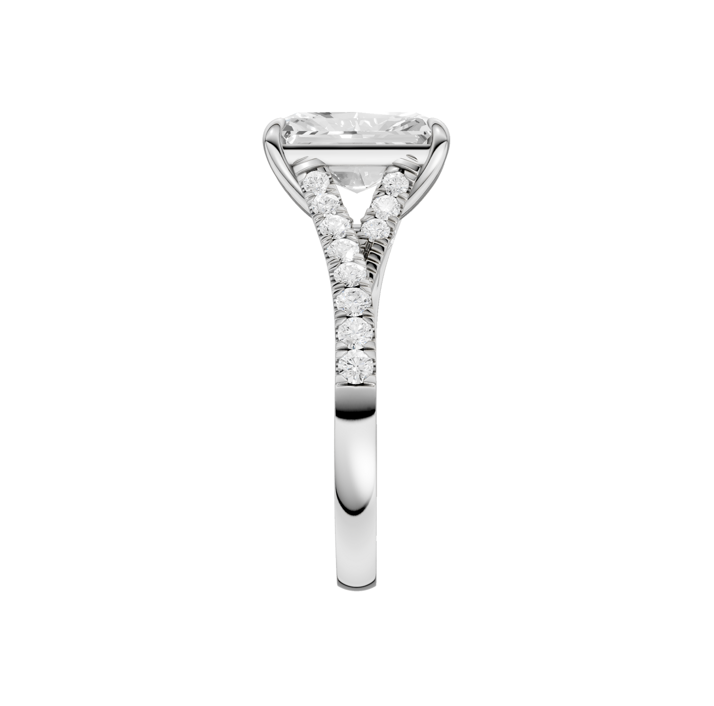 3.33ct Radiant Certified Lab Diamond Ring
