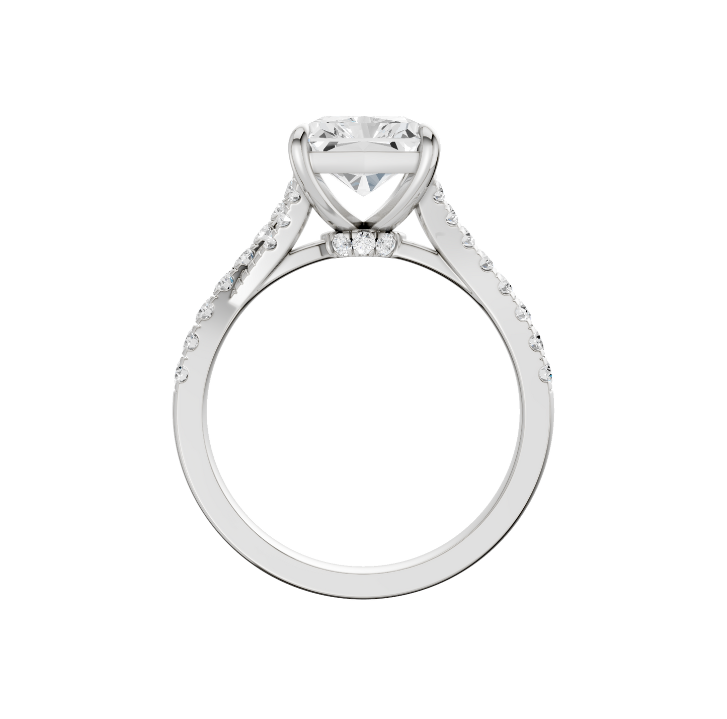 3.33ct Radiant Certified Lab Diamond Ring