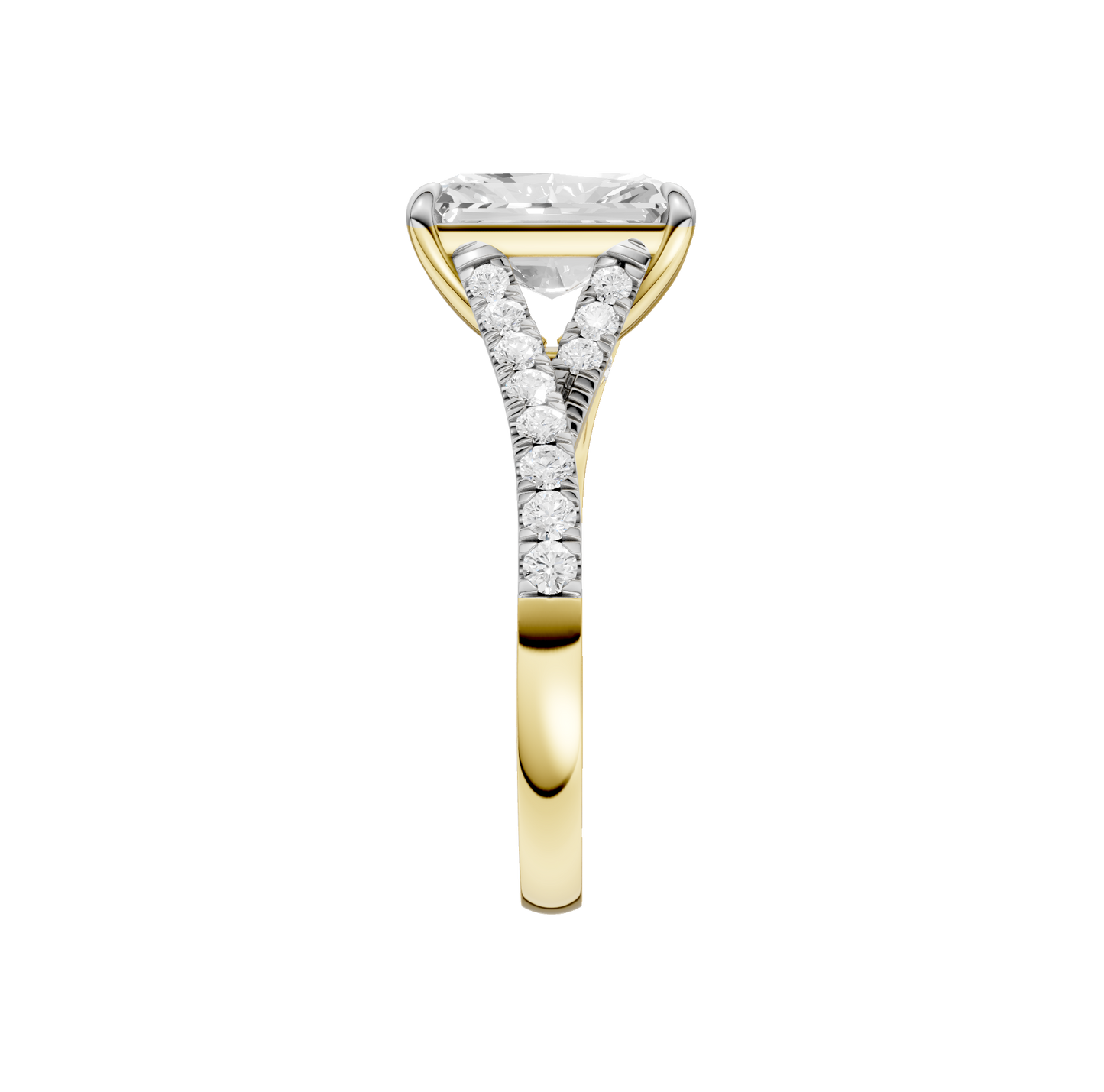 3.33ct Radiant Certified Lab Diamond Ring