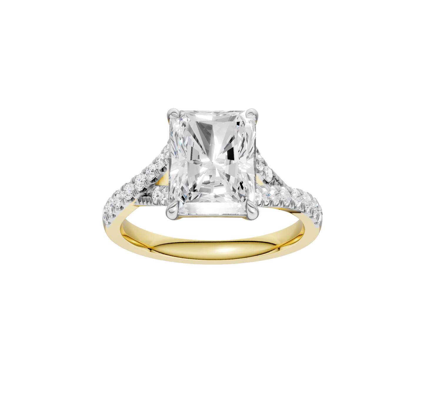 3.33ct Radiant Certified Lab Diamond Ring