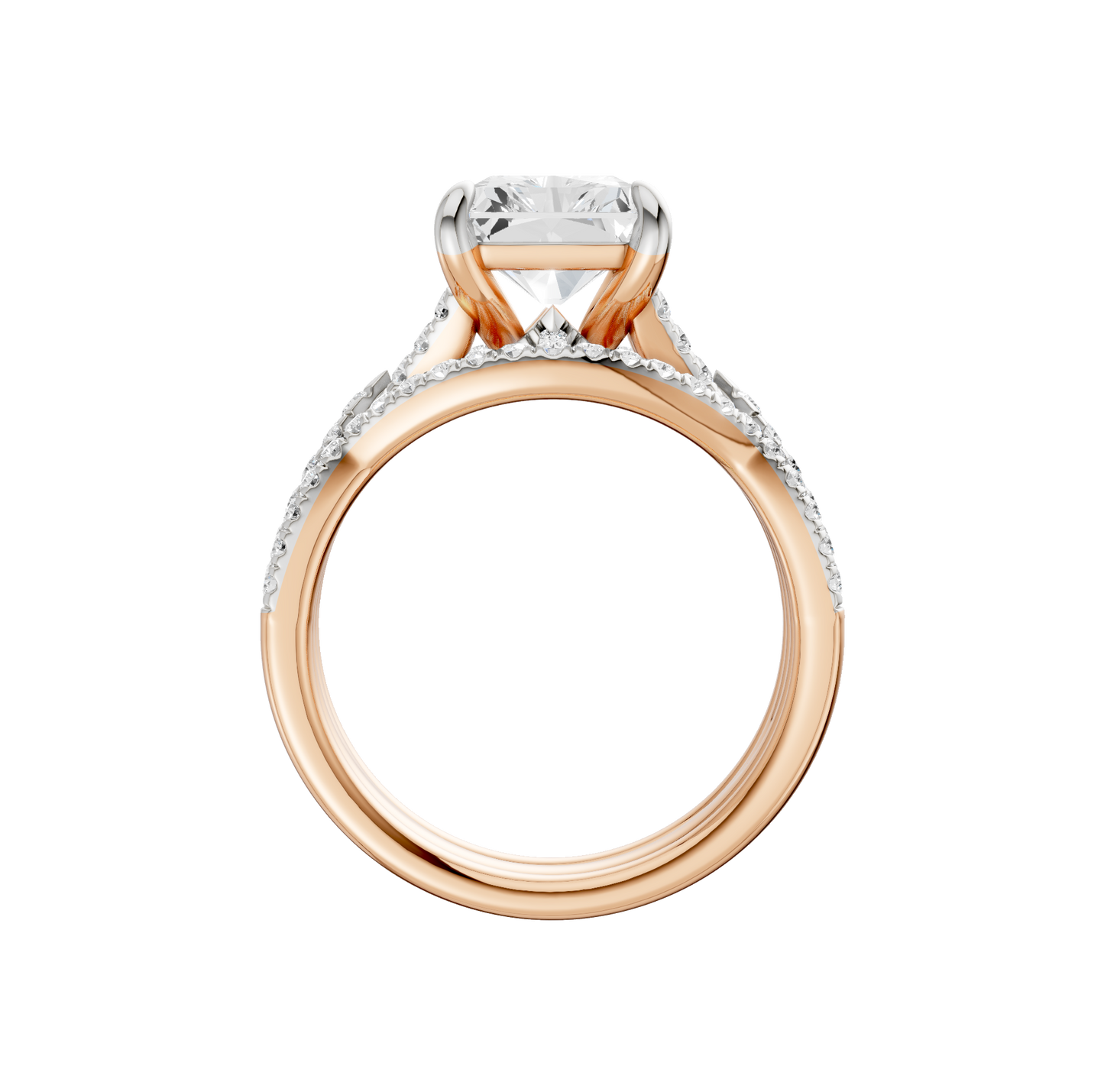 3.62ct Radiant Certified Lab Diamond Ring