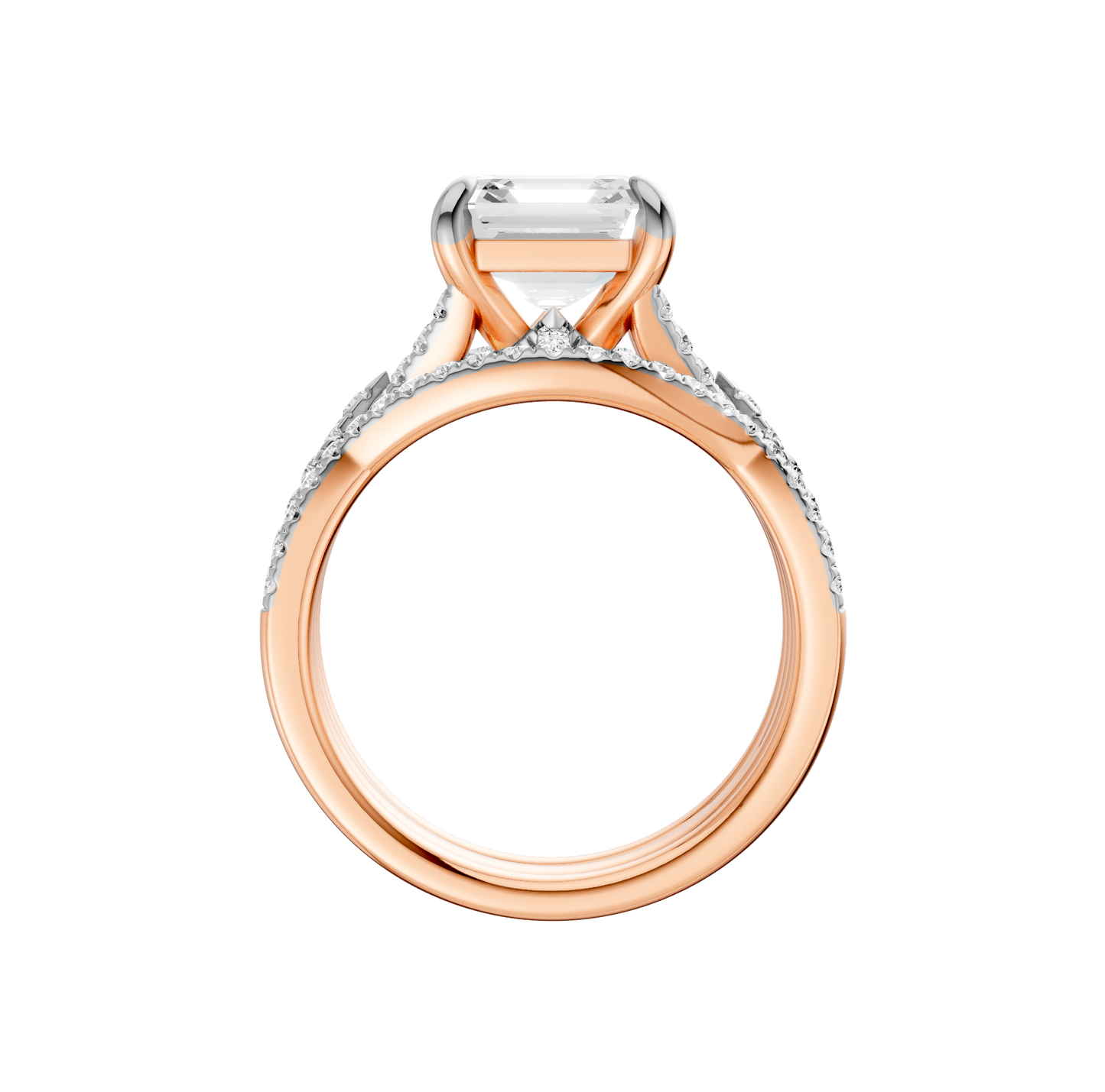 3.62ct Asscher Certified Lab Diamond Ring