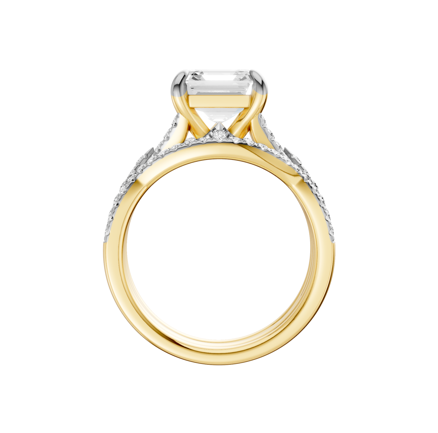 3.62ct Asscher Certified Lab Diamond Ring