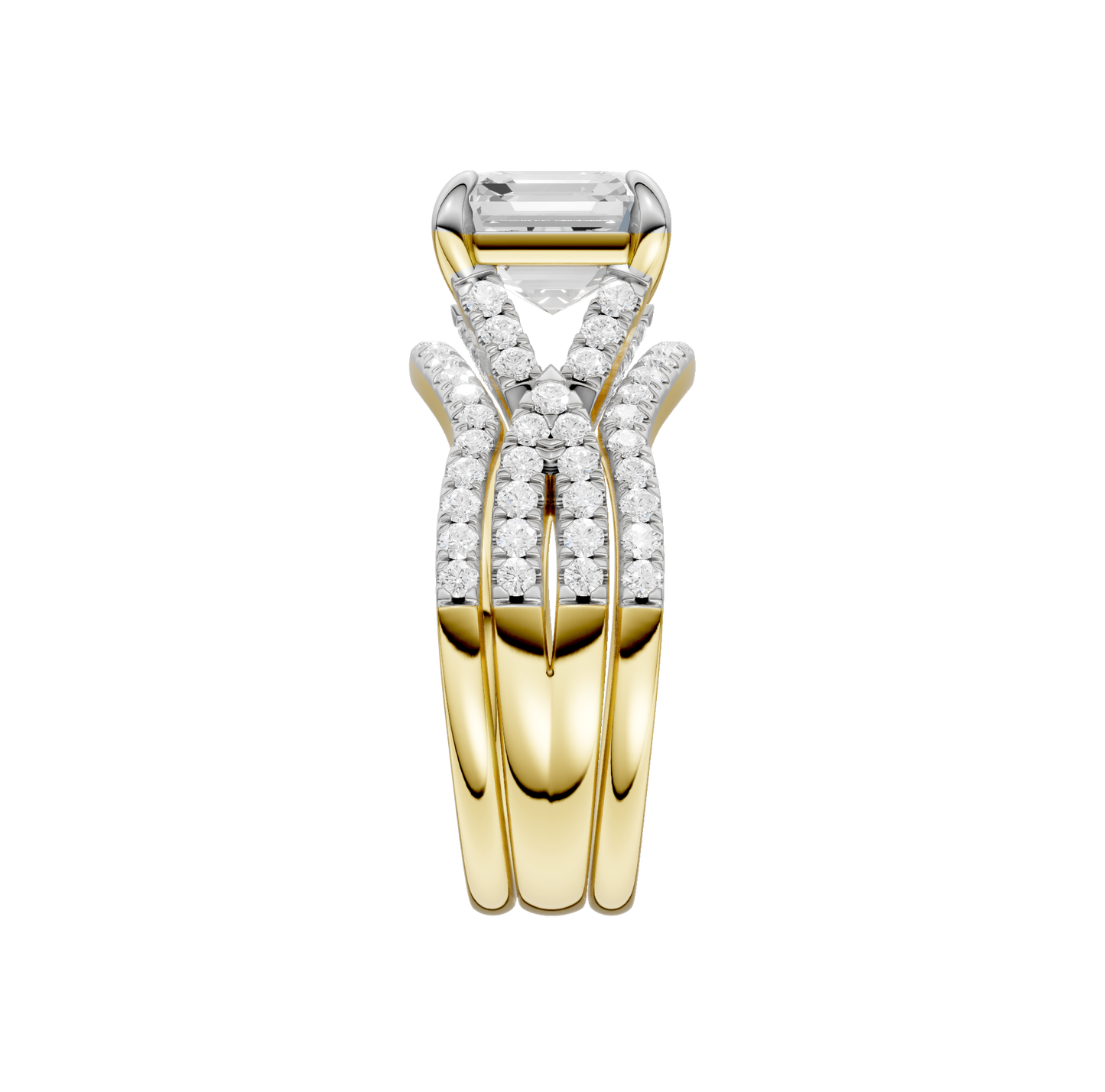 3.62ct Asscher Certified Lab Diamond Ring