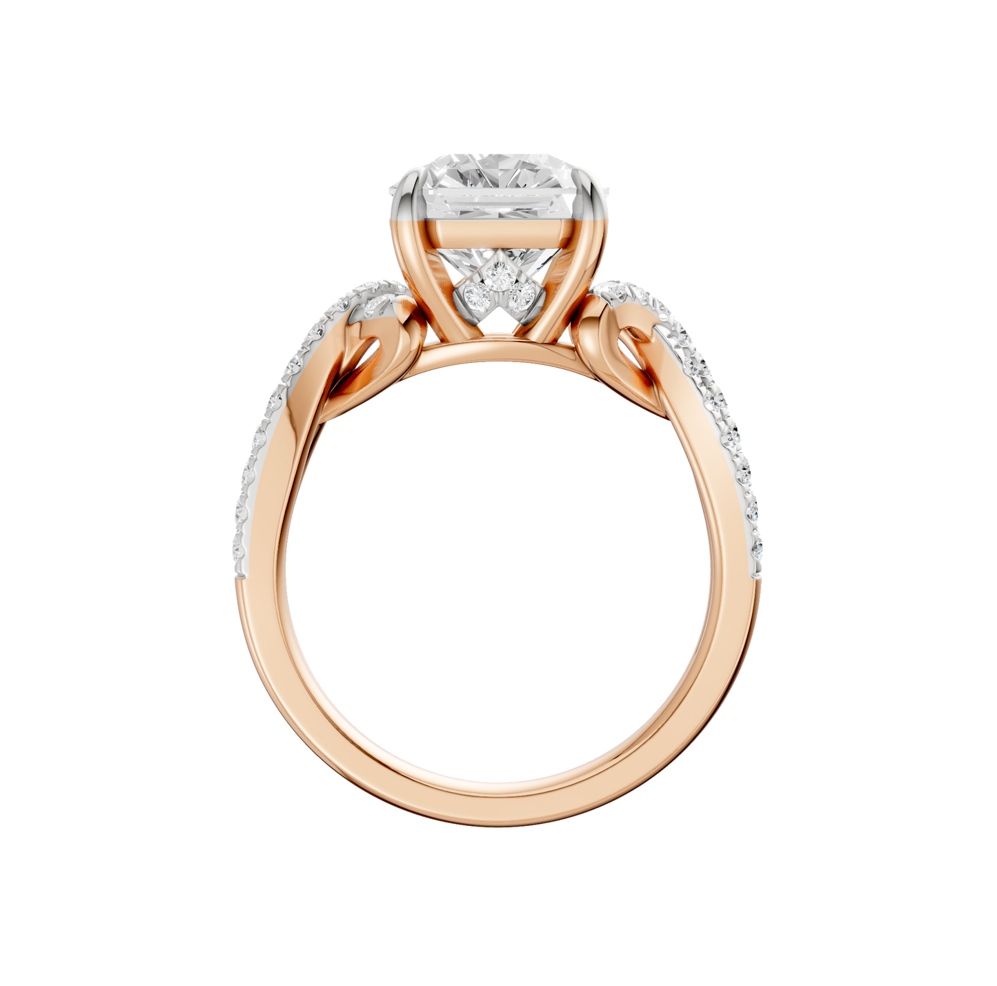 4.33ct Asscher Certified Lab Diamond Ring