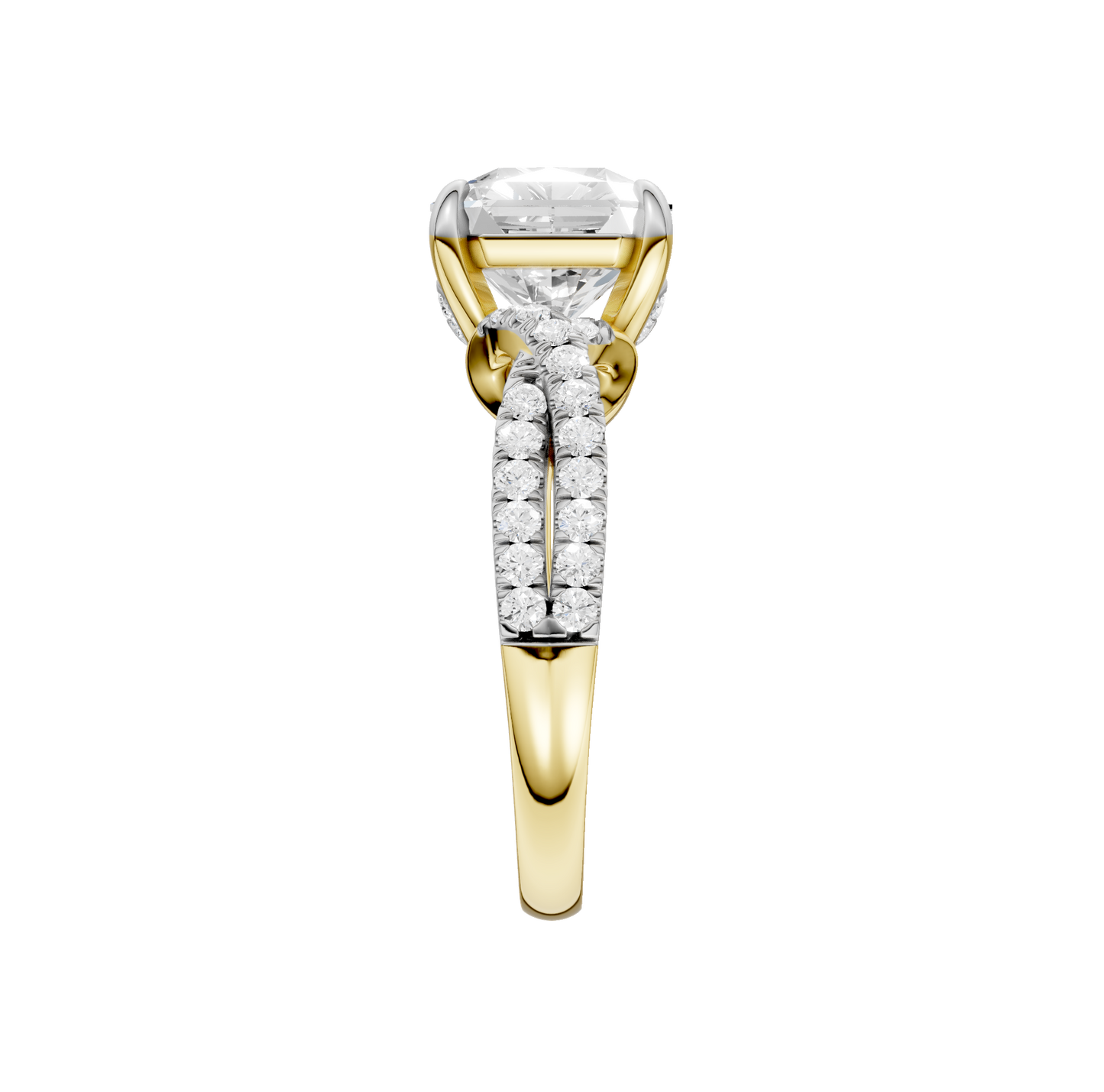 4.33ct Asscher Certified Lab Diamond Ring