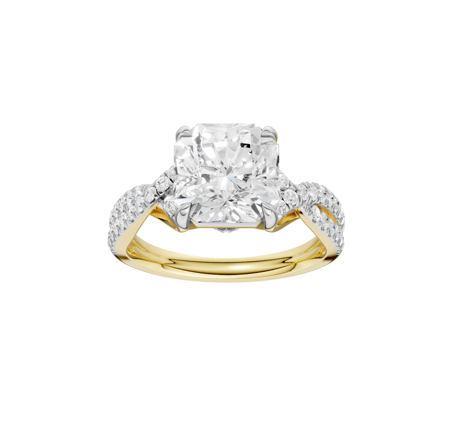 4.33ct Asscher Certified Lab Diamond Ring