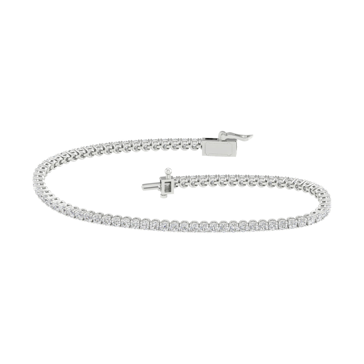 Lab Diamond Tennis Bracelet 3 ctw